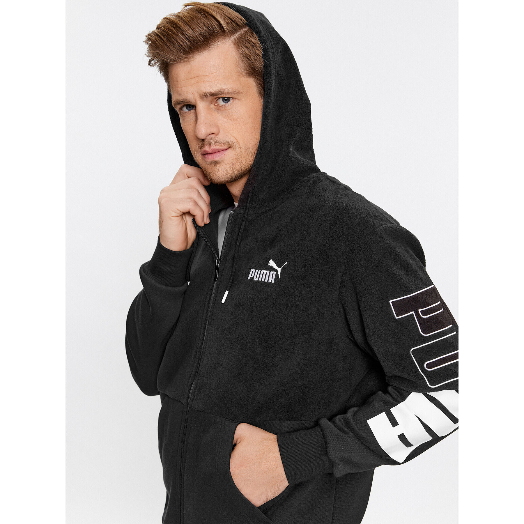 Puma Суитшърт Power 675914 Черен Regular Fit - Pepit.bg