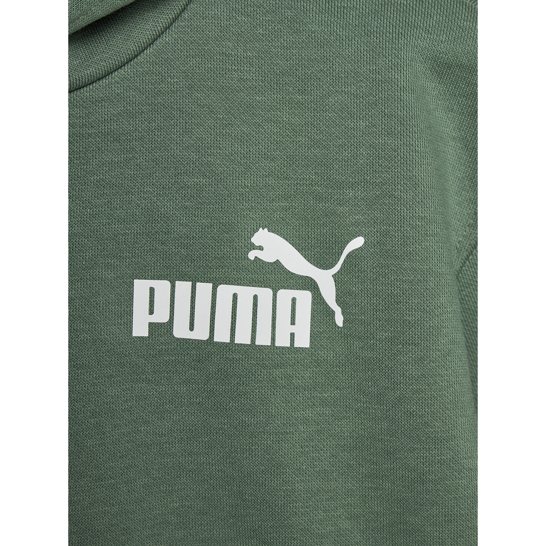 Puma Суитшърт Power Cat 674232 Зелен Regular Fit - Pepit.bg