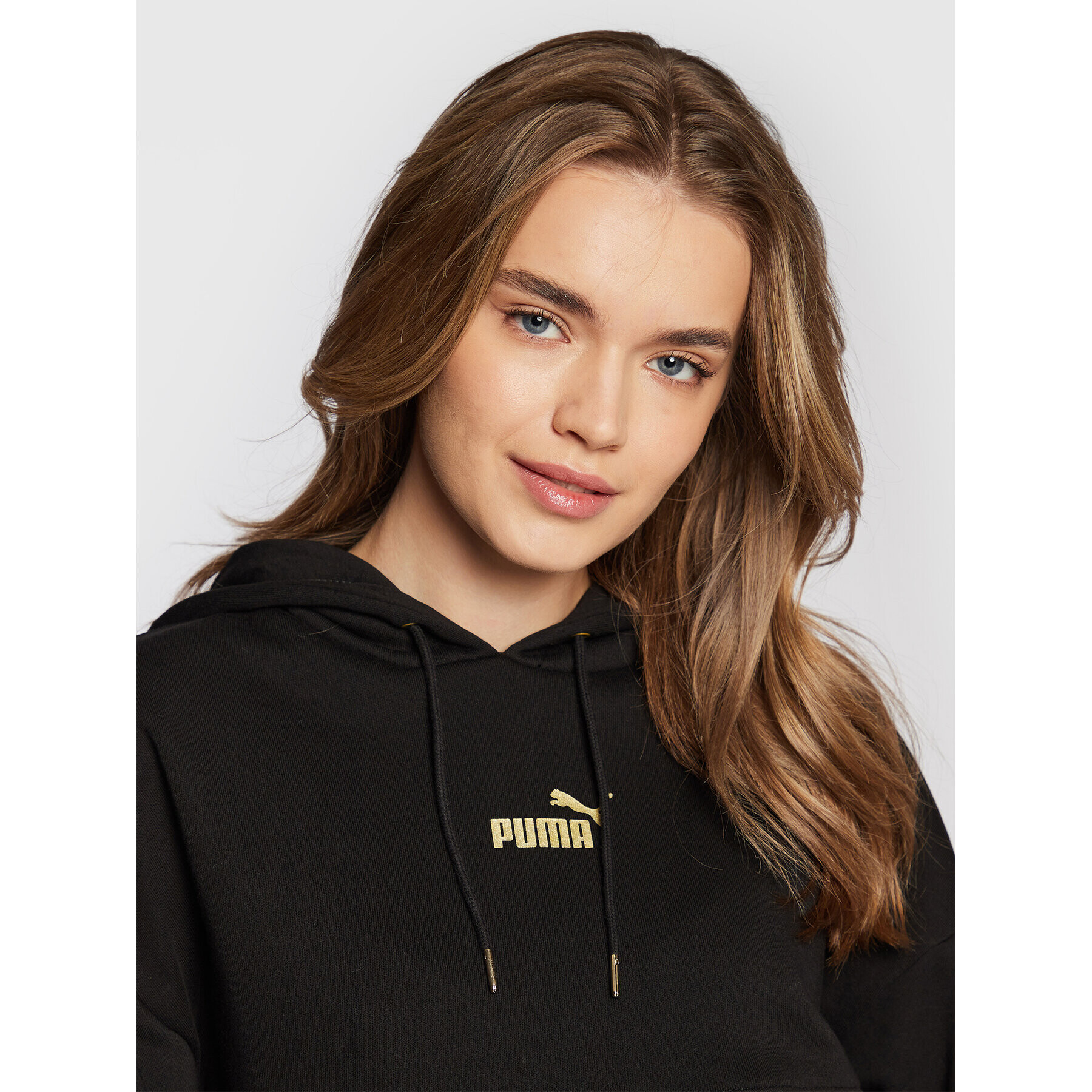 Puma Суитшърт Power Deco Glam 671756 Черен Regular Fit - Pepit.bg