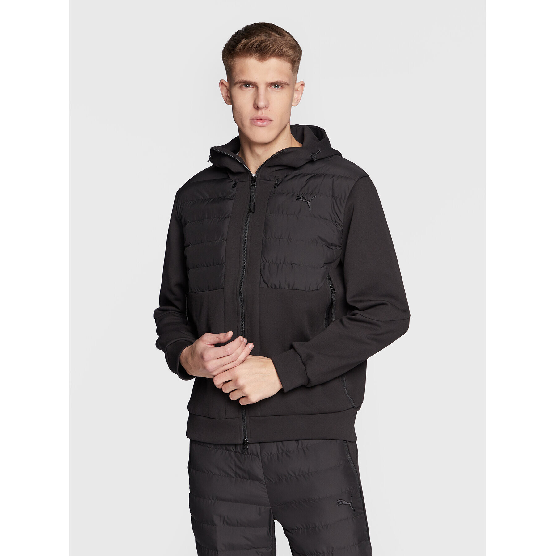 Puma Суитшърт Primaloft Hybrid 535823 Черен Regular Fit - Pepit.bg