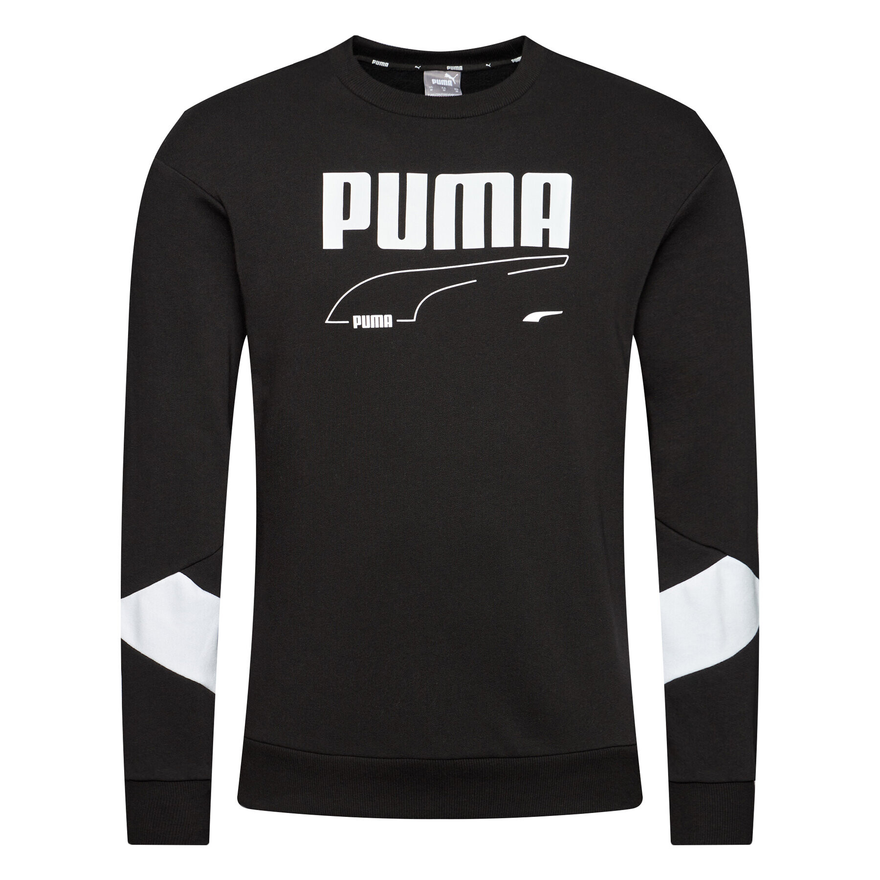 Puma Суитшърт Rebel 585740 Черен Regular Fit - Pepit.bg