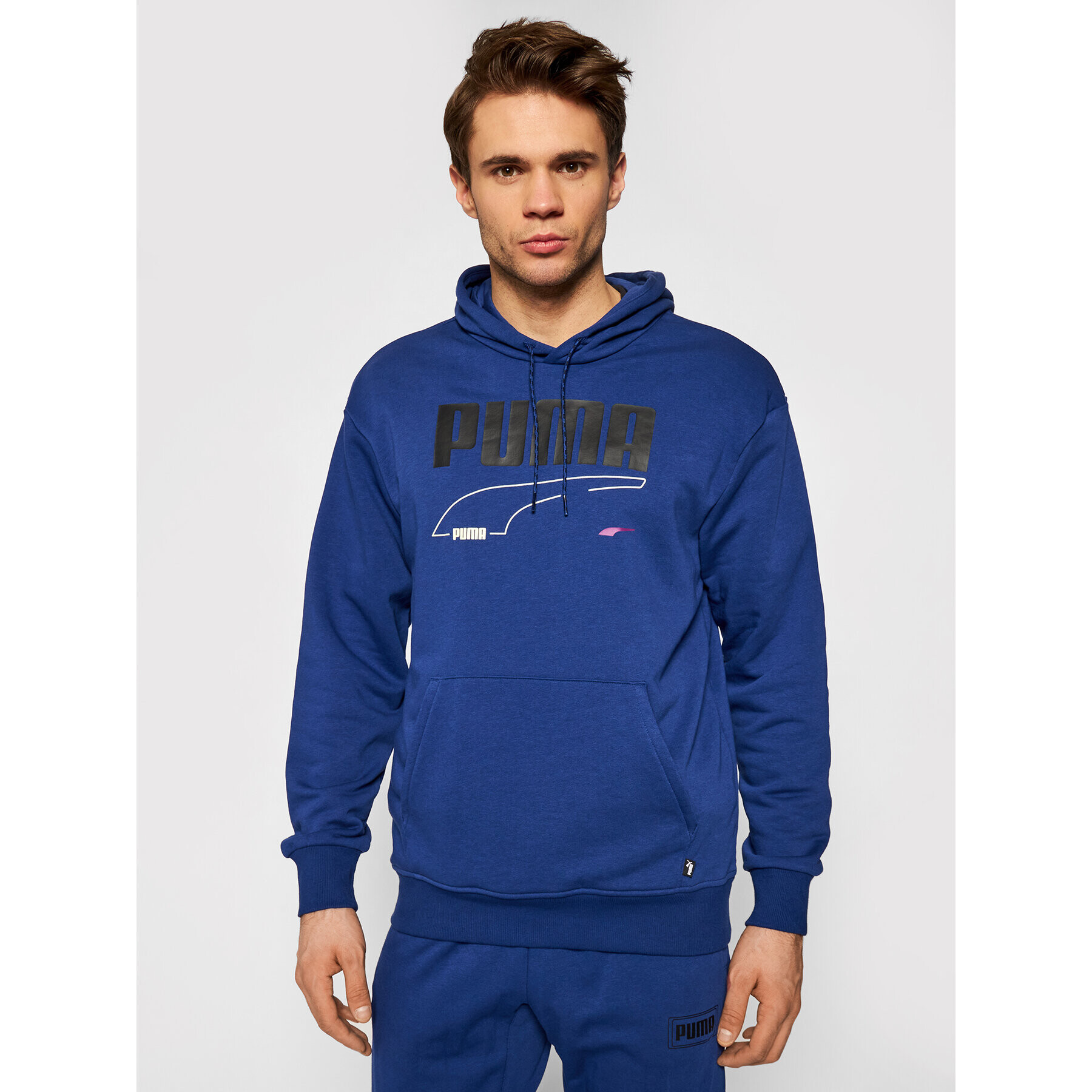 Puma Суитшърт Rebel 585742 Тъмносин Regular Fit - Pepit.bg