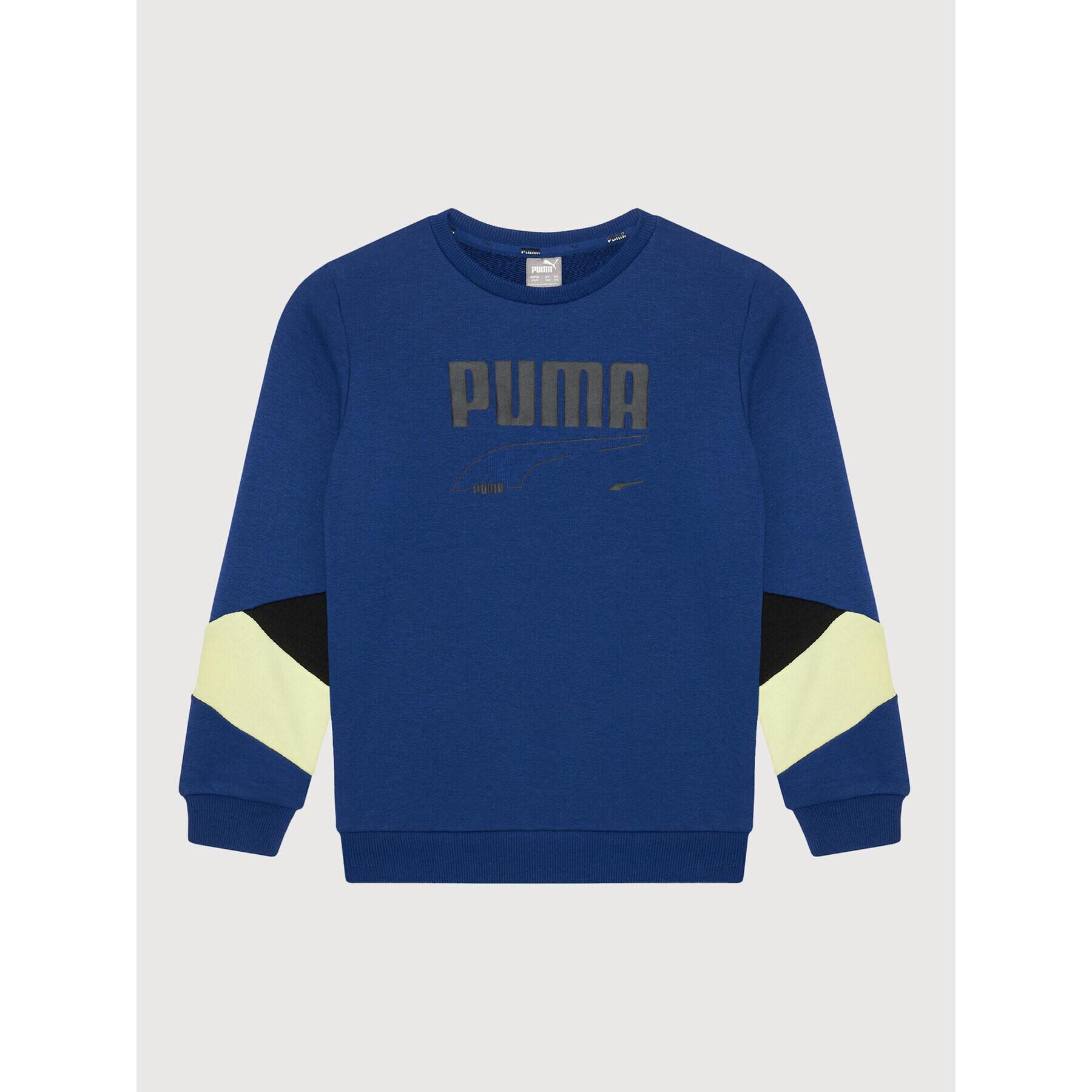 Puma Суитшърт Rebel Crew 587019 Тъмносин Regular Fit - Pepit.bg