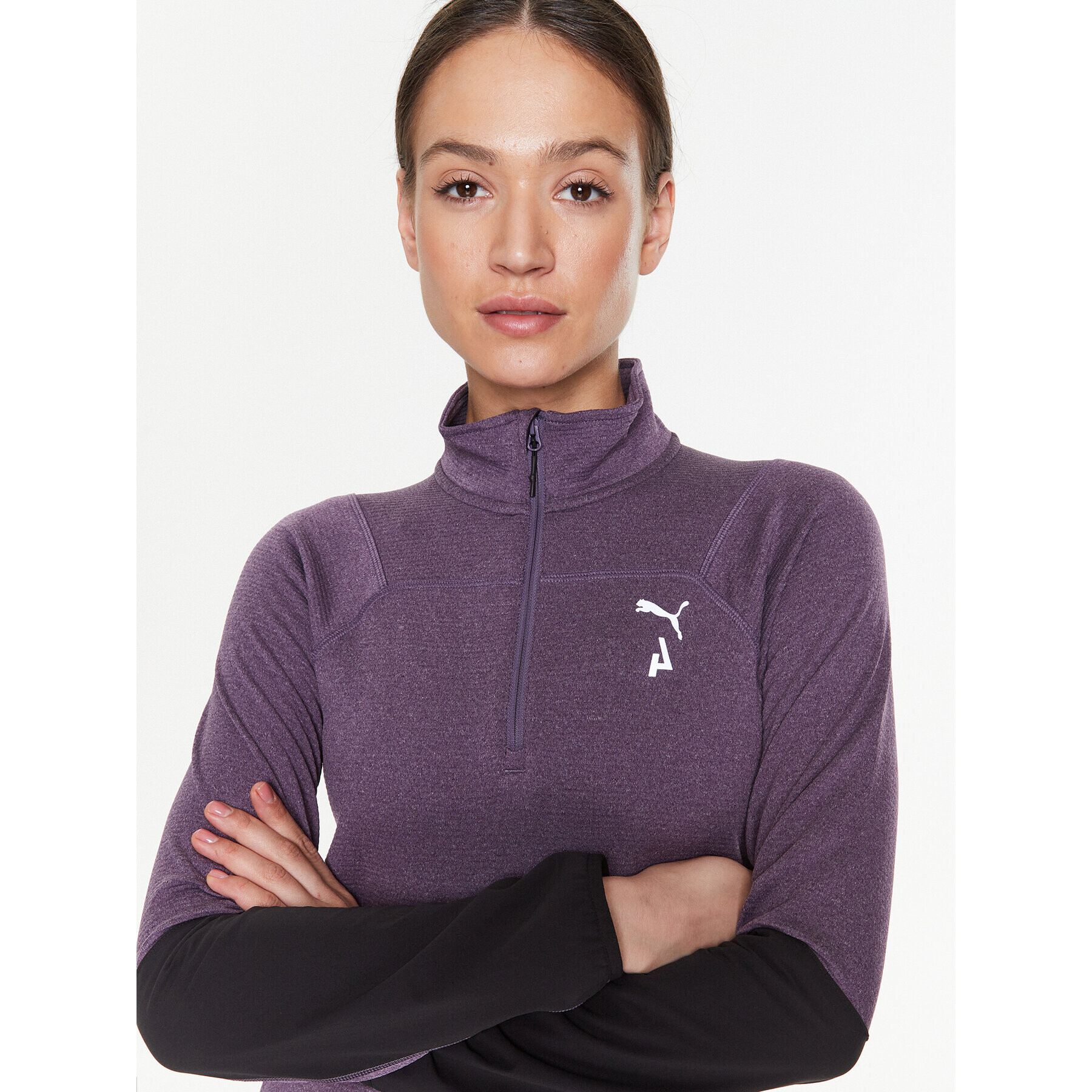 Puma Суитшърт Seasons 523223 Виолетов Regular Fit - Pepit.bg