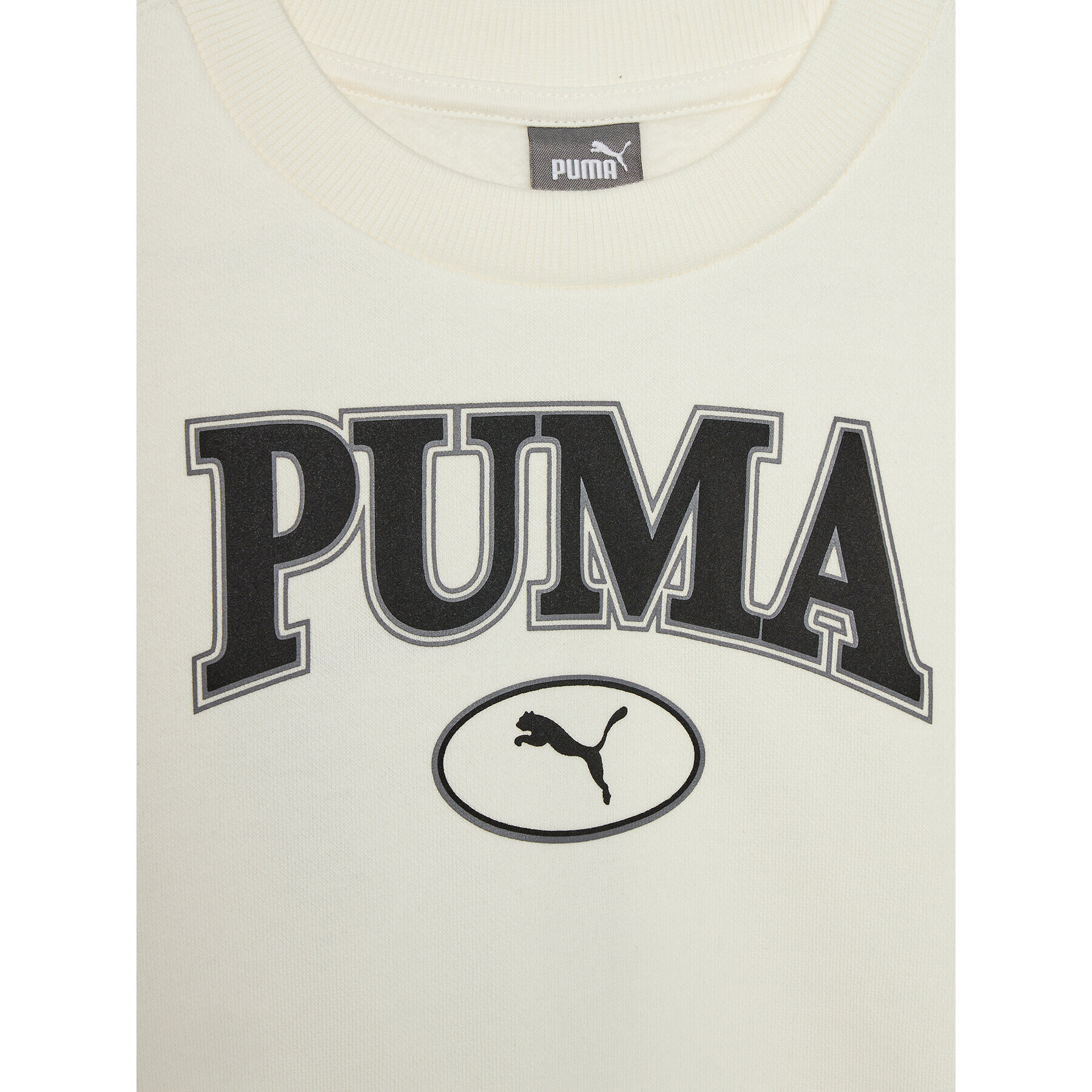 Puma Суитшърт Squad 676442 Екрю Regular Fit - Pepit.bg