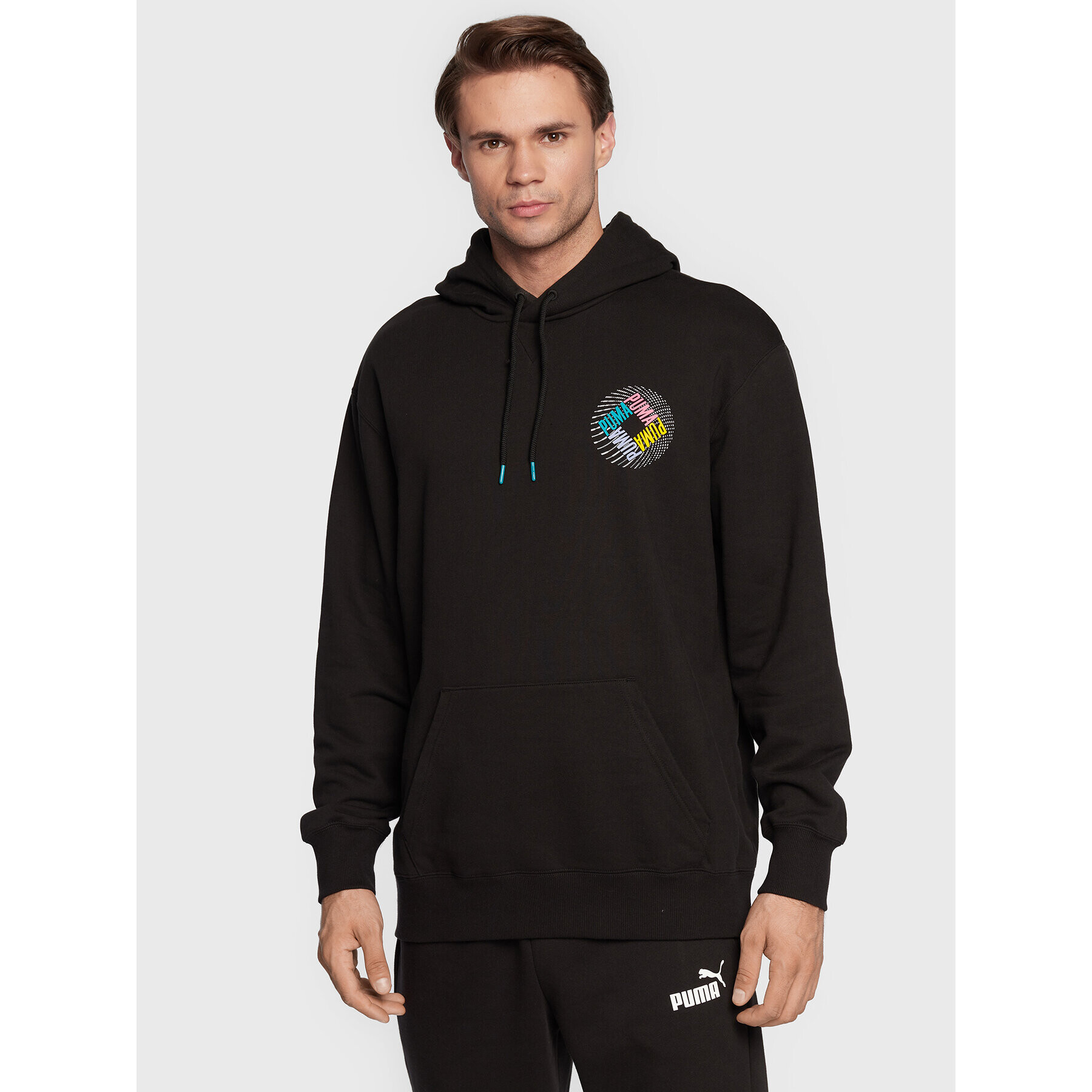 Puma Суитшърт Swxp Graphic 535660 Черен Regular Fit - Pepit.bg