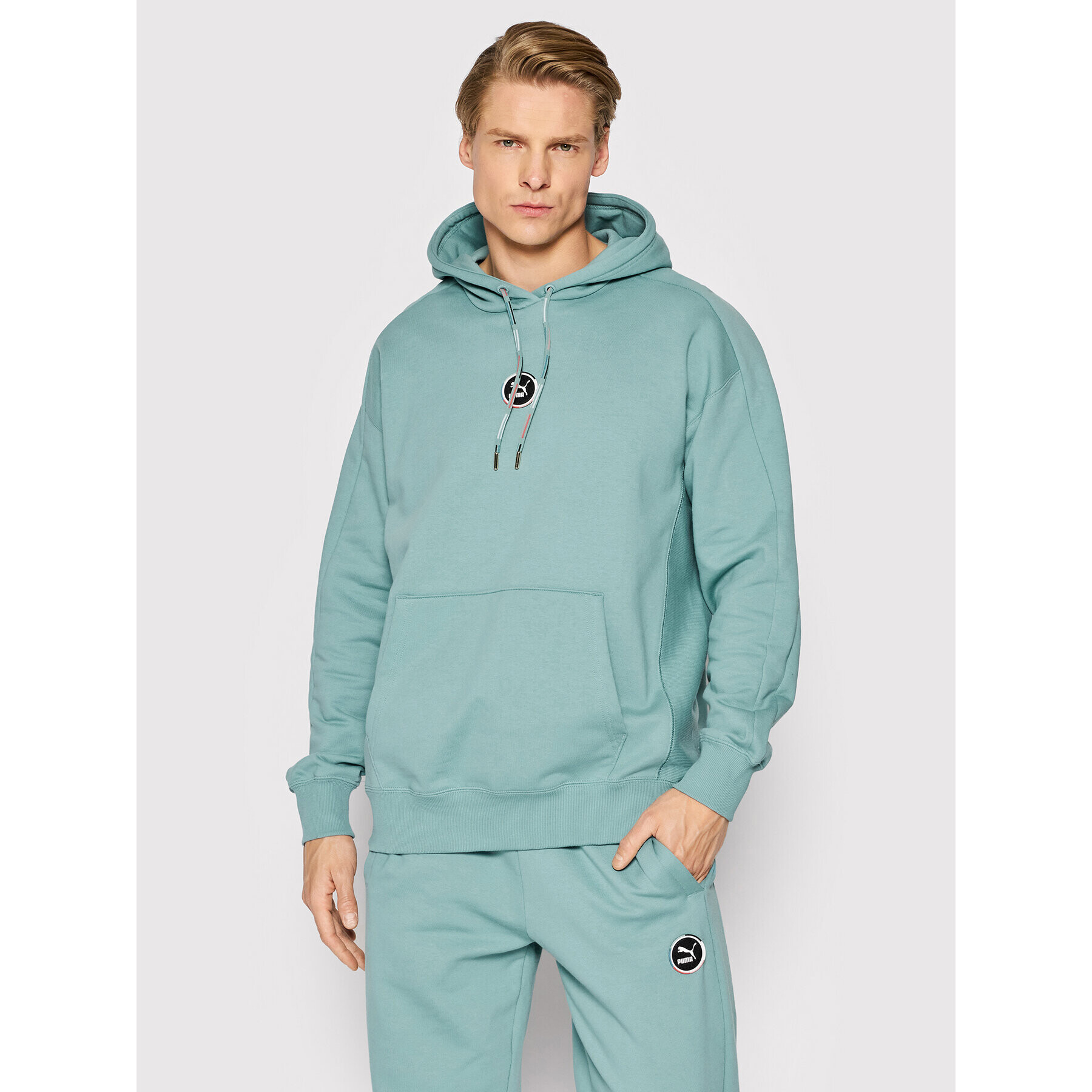 Puma Суитшърт T7 Go For 534175 Син Relaxed Fit - Pepit.bg