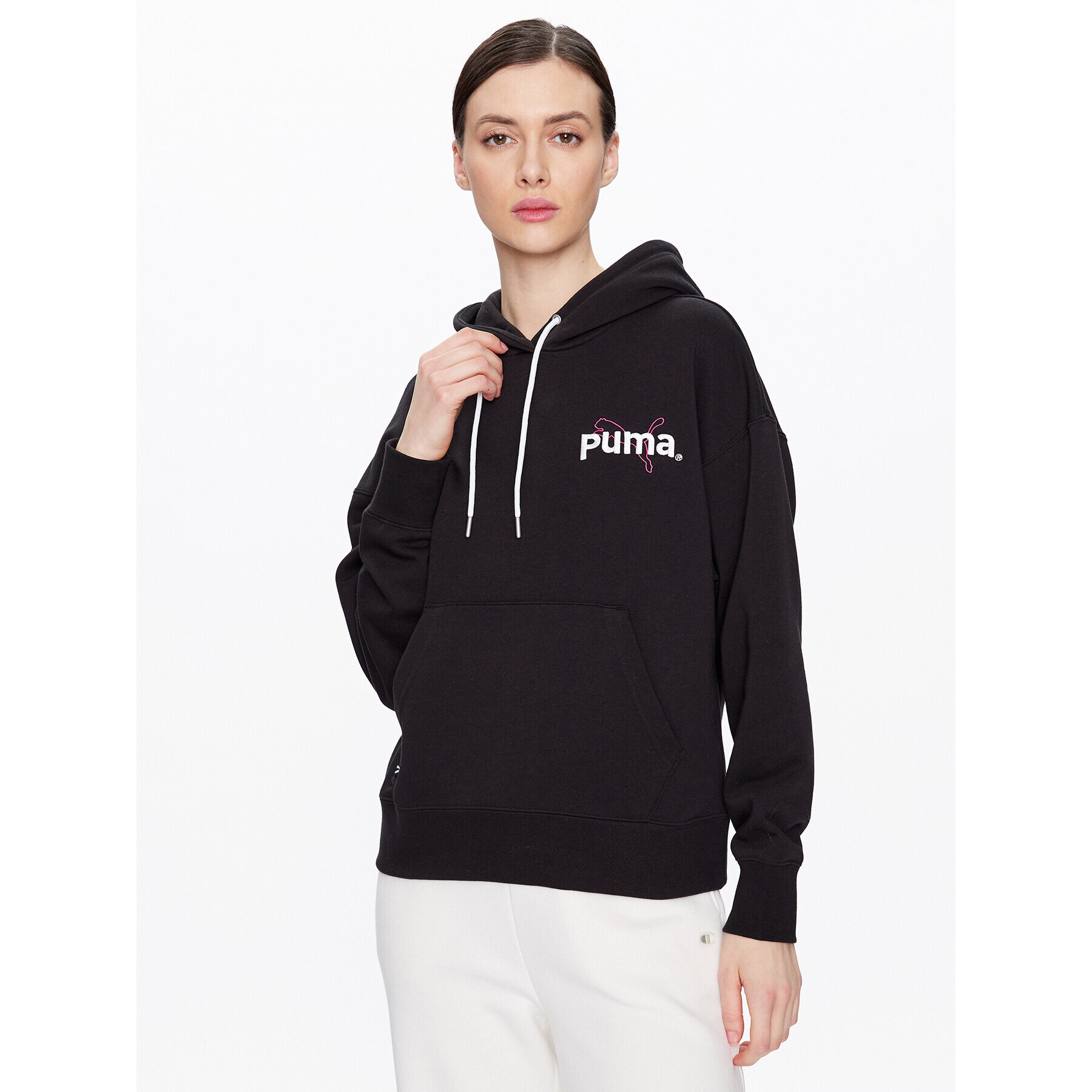 Puma Суитшърт Teama 538378 Черен Regular Fit - Pepit.bg