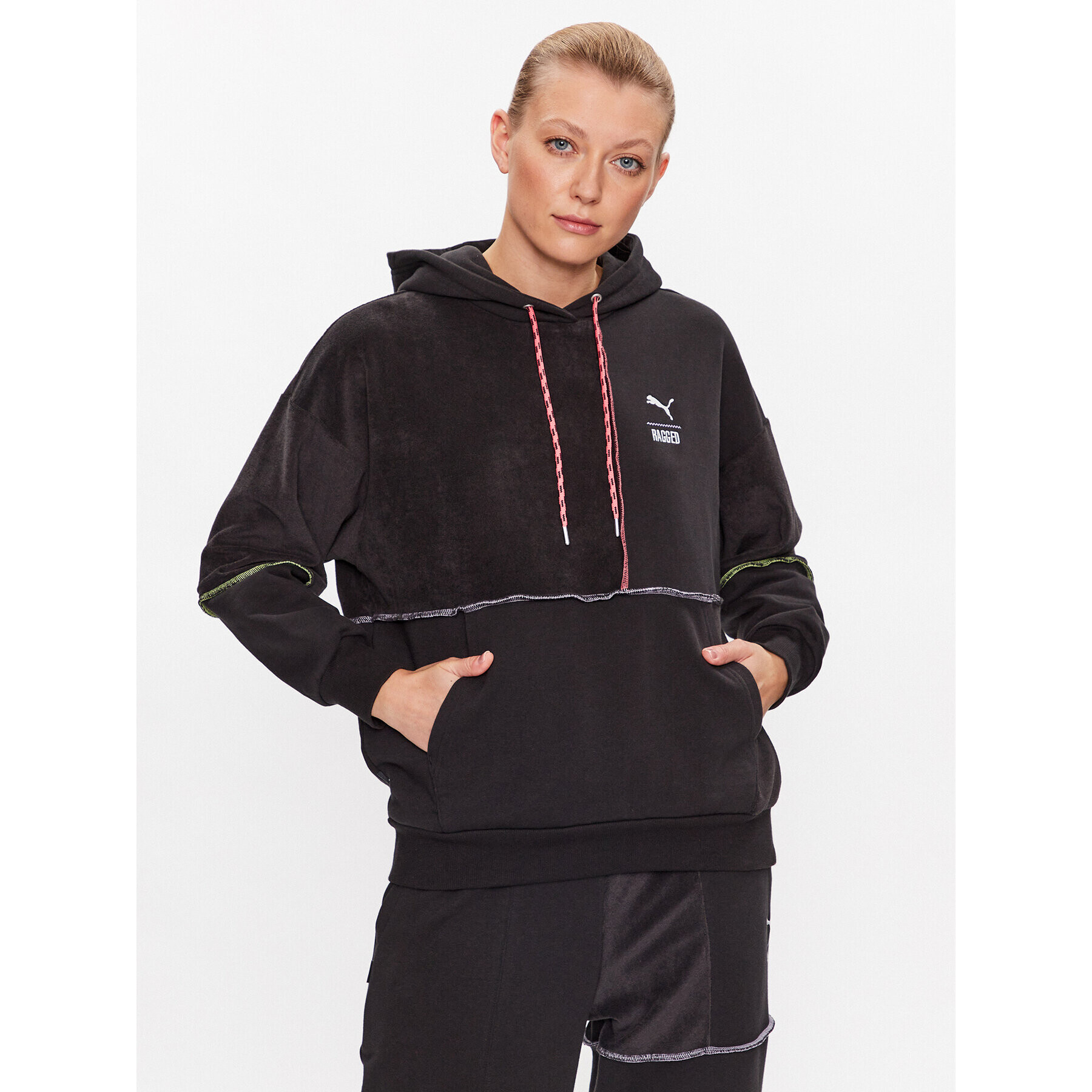 Puma Суитшърт THE RAGGED PRIEST 539128 Черен Relaxed Fit - Pepit.bg