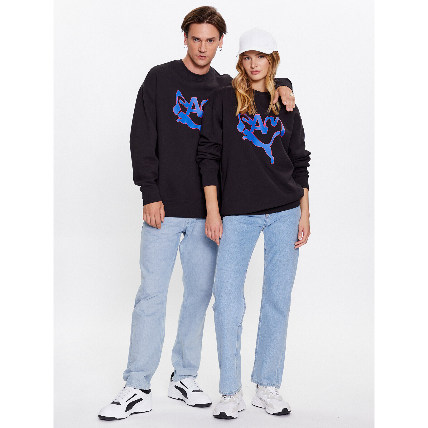 Puma Суитшърт Unisex P.A.M 620231 Черен Relaxed Fit - Pepit.bg