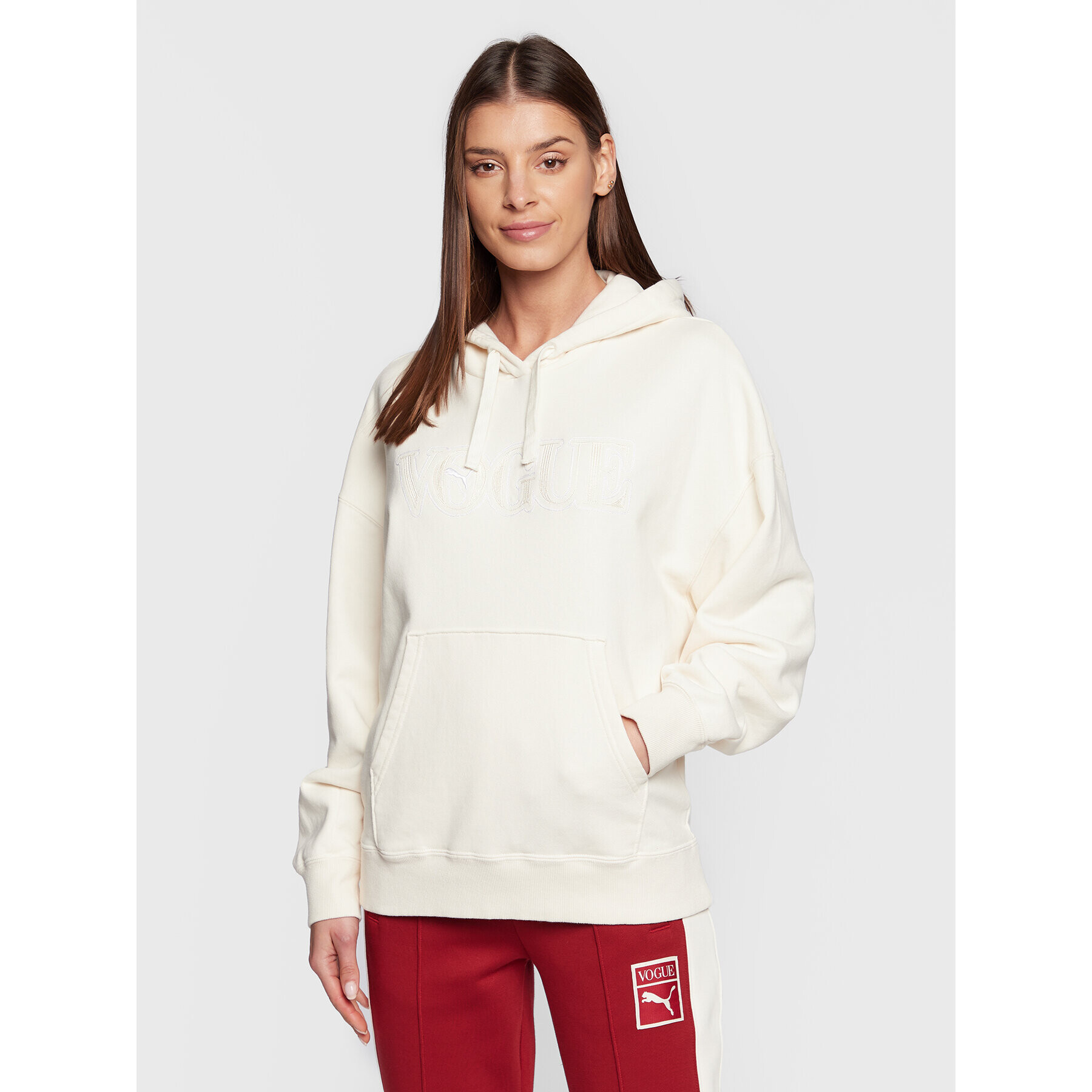 Puma Суитшърт VOGUE 536691 Екрю Oversize - Pepit.bg