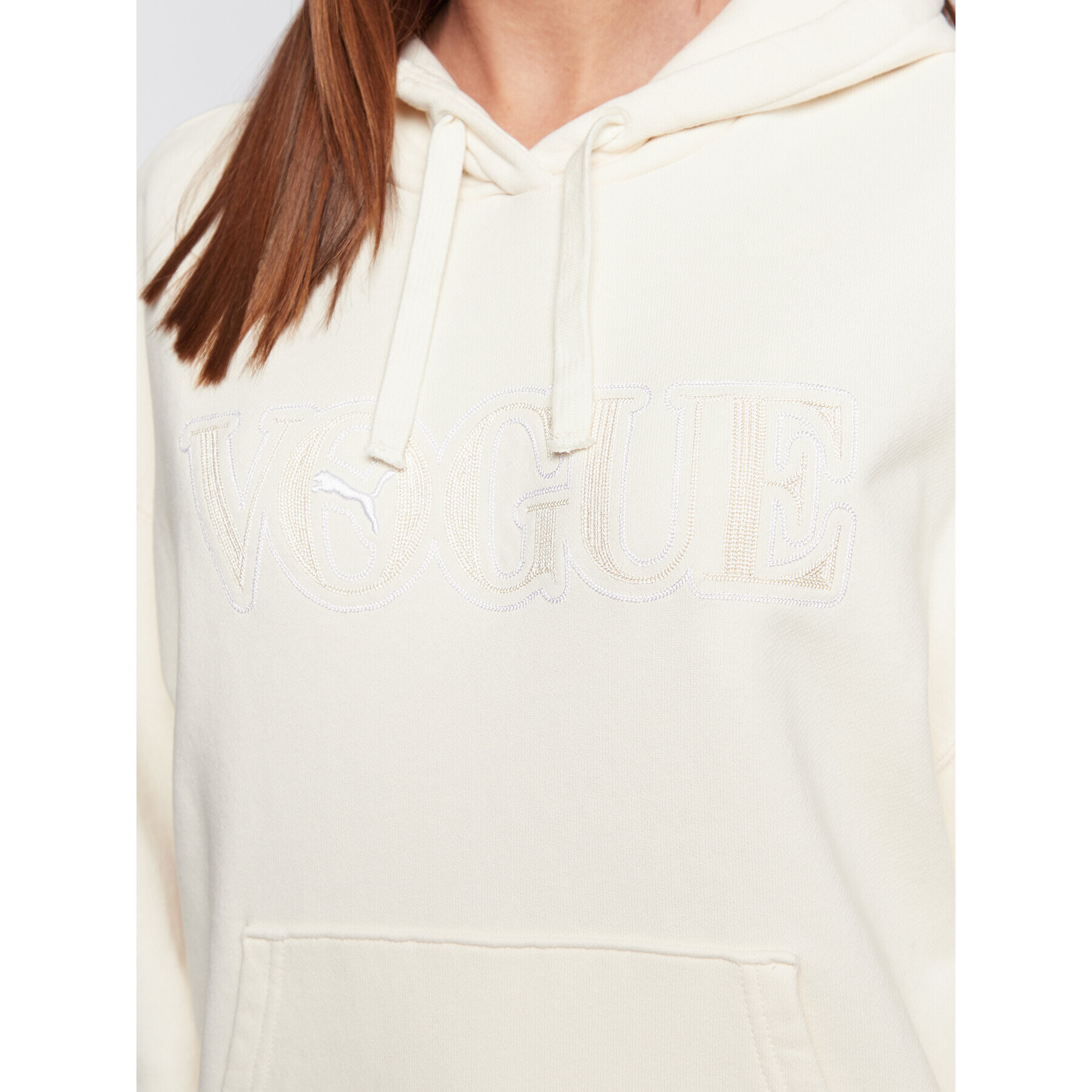 Puma Суитшърт VOGUE 536691 Екрю Oversize - Pepit.bg