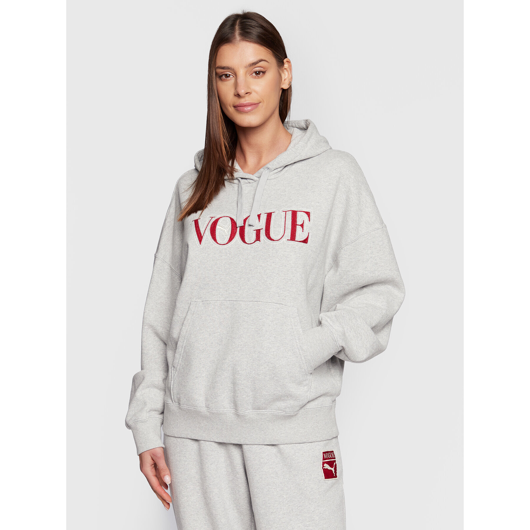 Puma Суитшърт VOGUE 536691 Сив Oversize - Pepit.bg