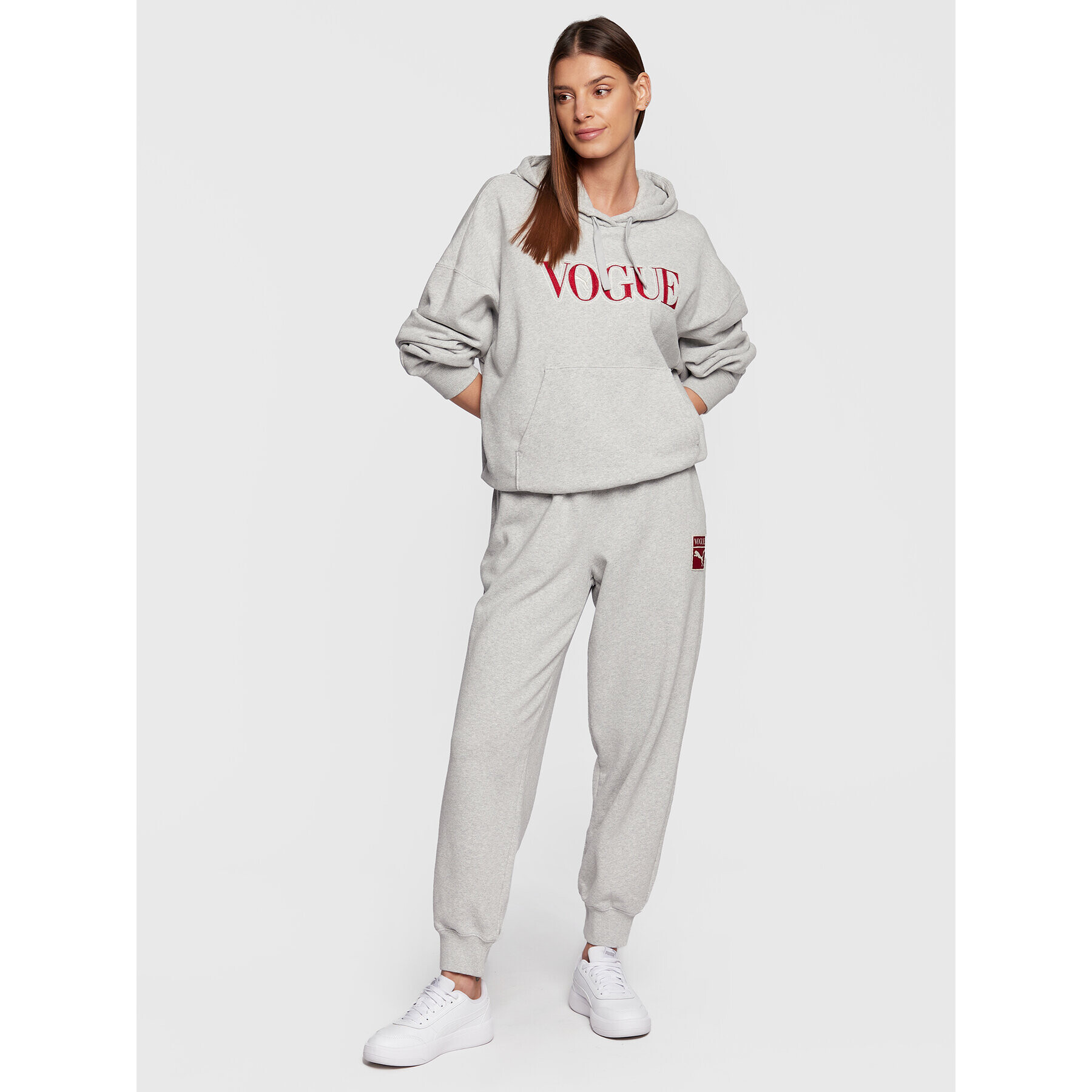 Puma Суитшърт VOGUE 536691 Сив Oversize - Pepit.bg