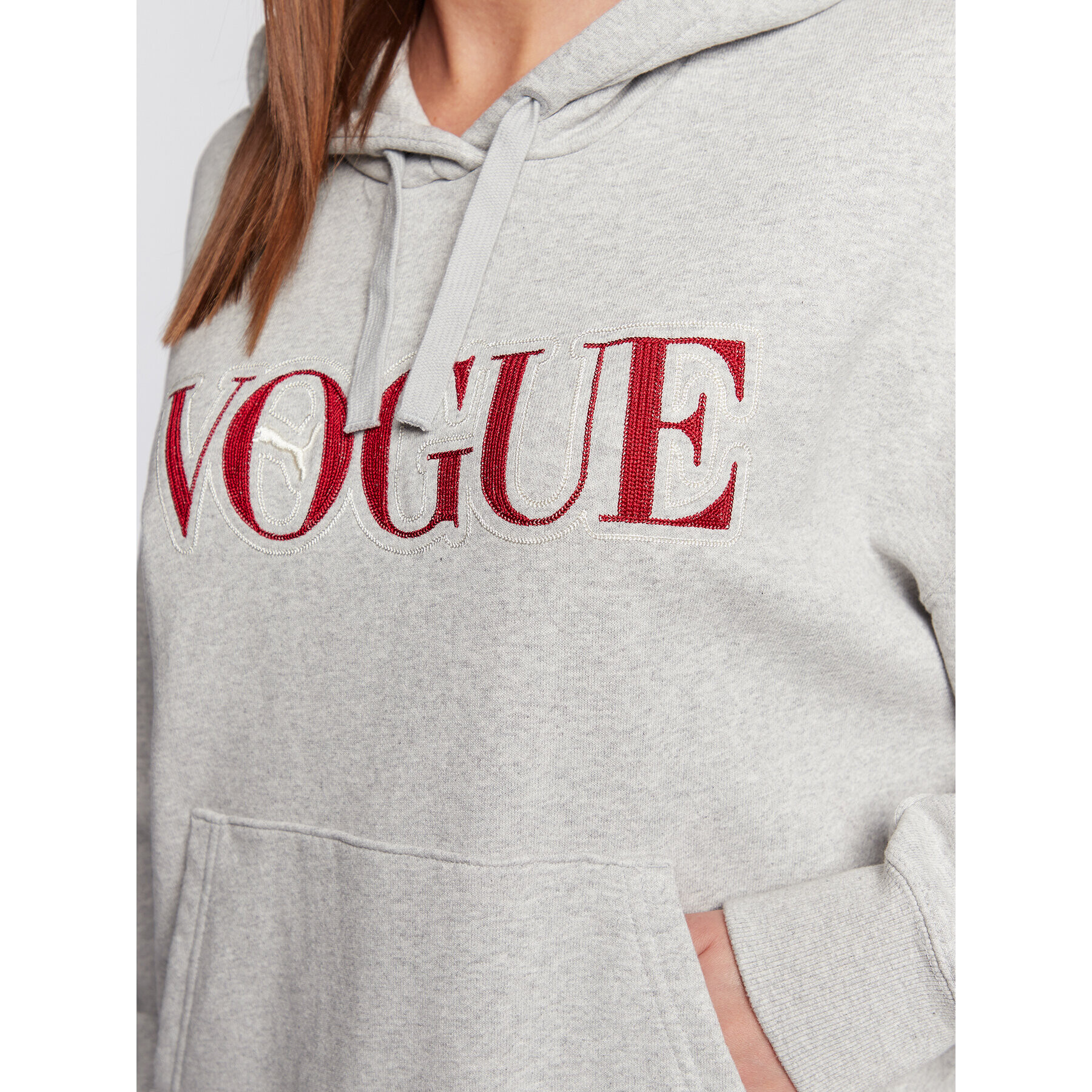 Puma Суитшърт VOGUE 536691 Сив Oversize - Pepit.bg