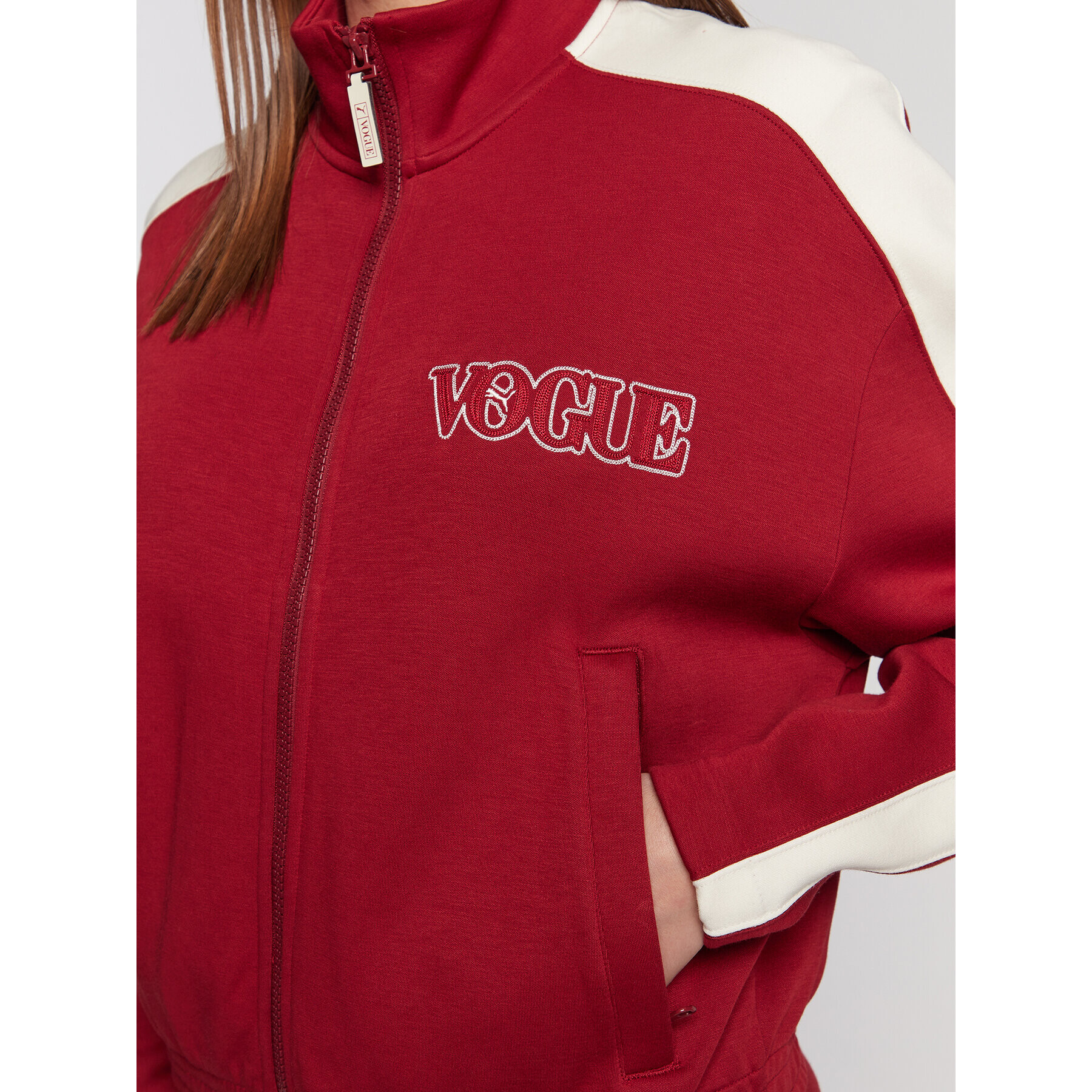 Puma Суитшърт VOGUE 536692 Червен Regular Fit - Pepit.bg