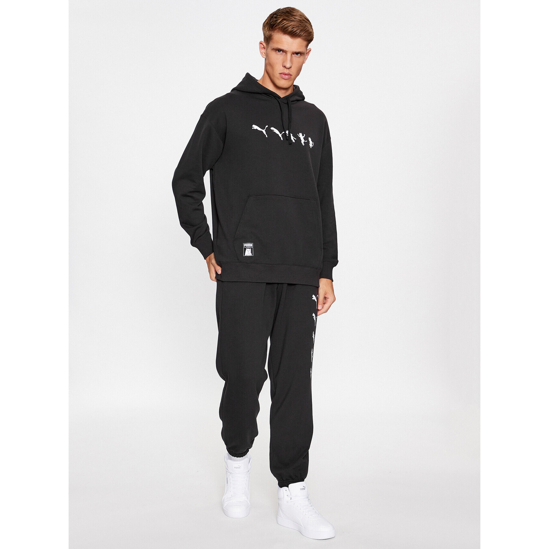 Puma Суитшърт X Ripndip 622197 Черен Relaxed Fit - Pepit.bg