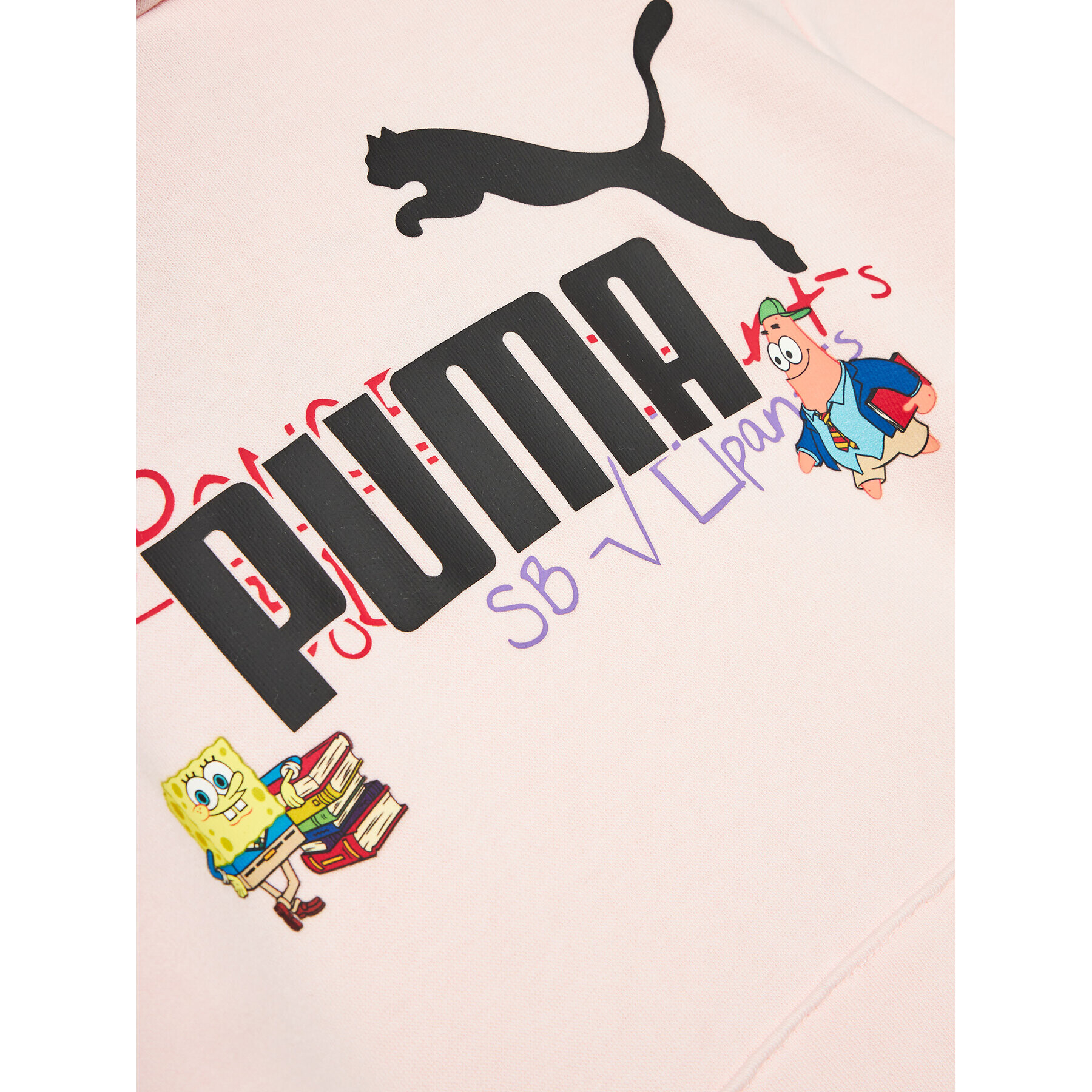 Puma Суитшърт X Spongebob 622213 Розов Regular Fit - Pepit.bg