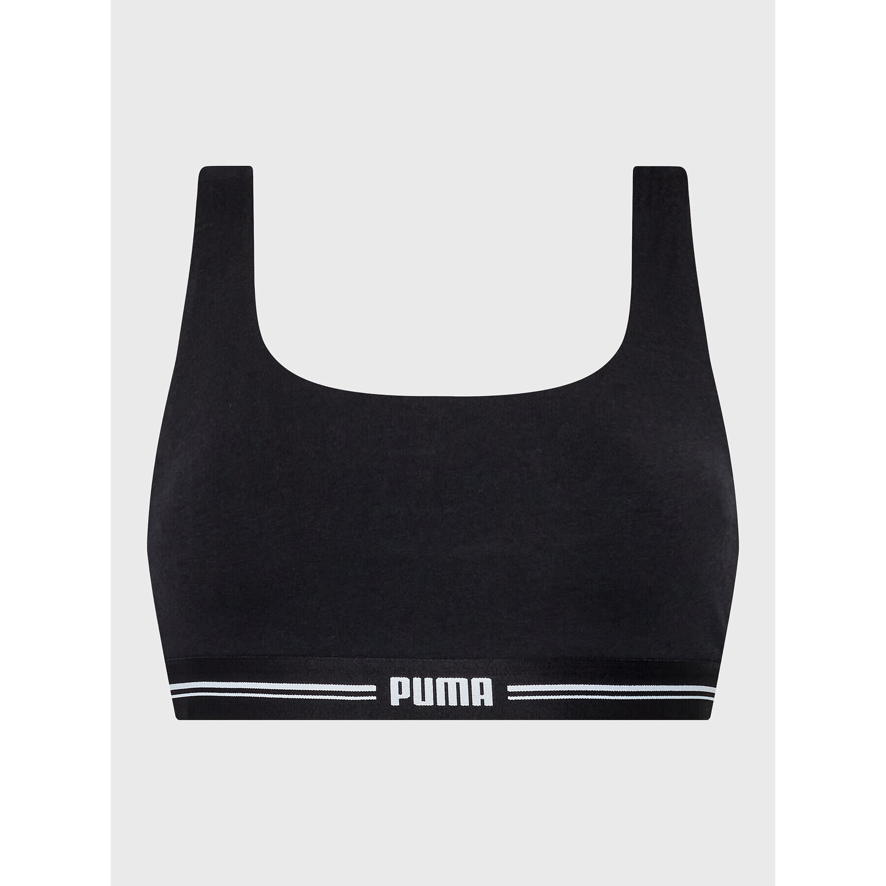 Puma Сутиен-топ Scoop Neck 935777 Черен - Pepit.bg