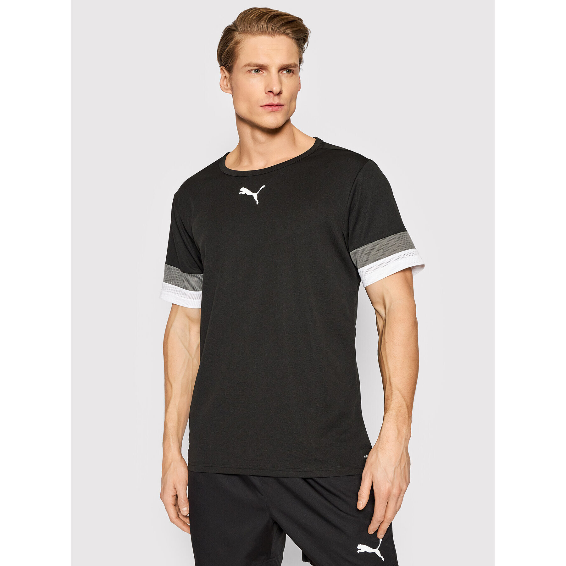 Puma Тениска от техническо трико Teamrise 704932 Черен Regular Fit - Pepit.bg