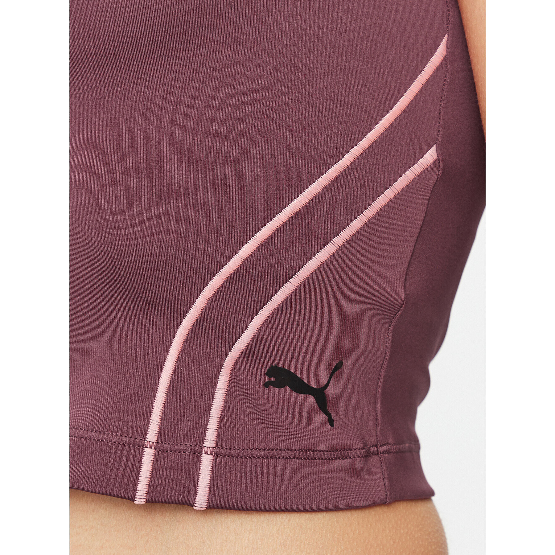 Puma Тениска от техническо трико Studio Ultrabare 524175 Бордо Tight Fit - Pepit.bg