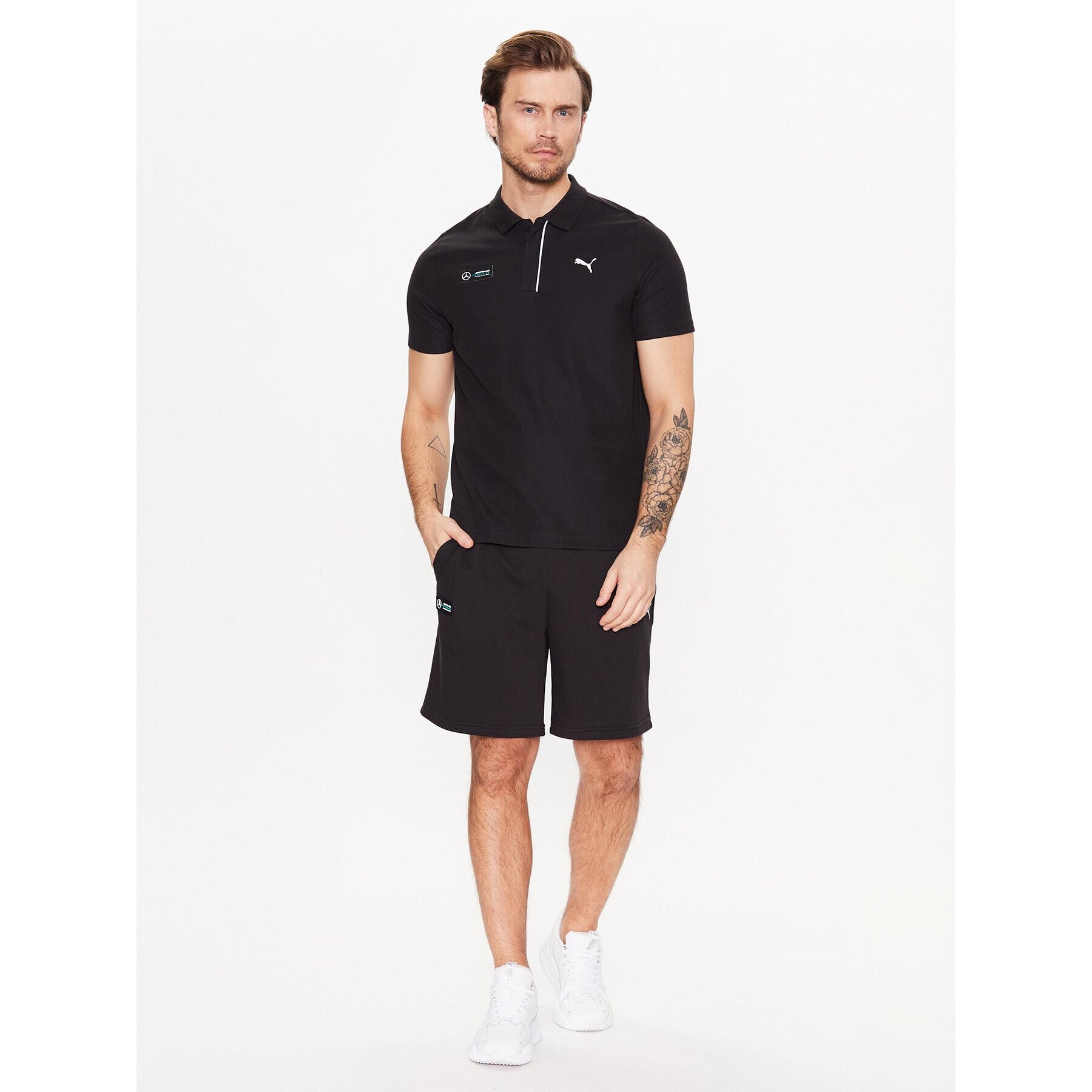 Puma Тишърт 538478 Черен Regular Fit - Pepit.bg