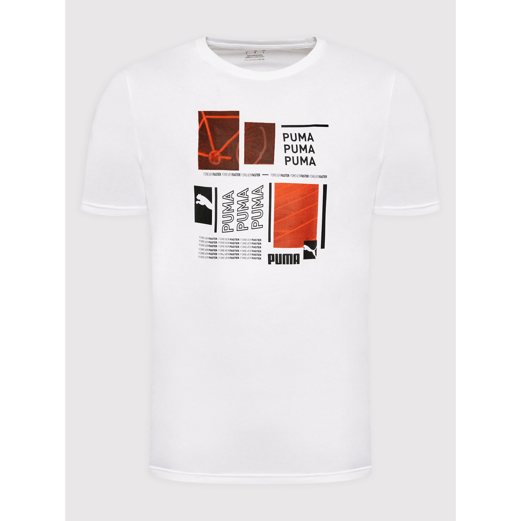 Puma Тишърт 848568 Бял Regular Fit - Pepit.bg