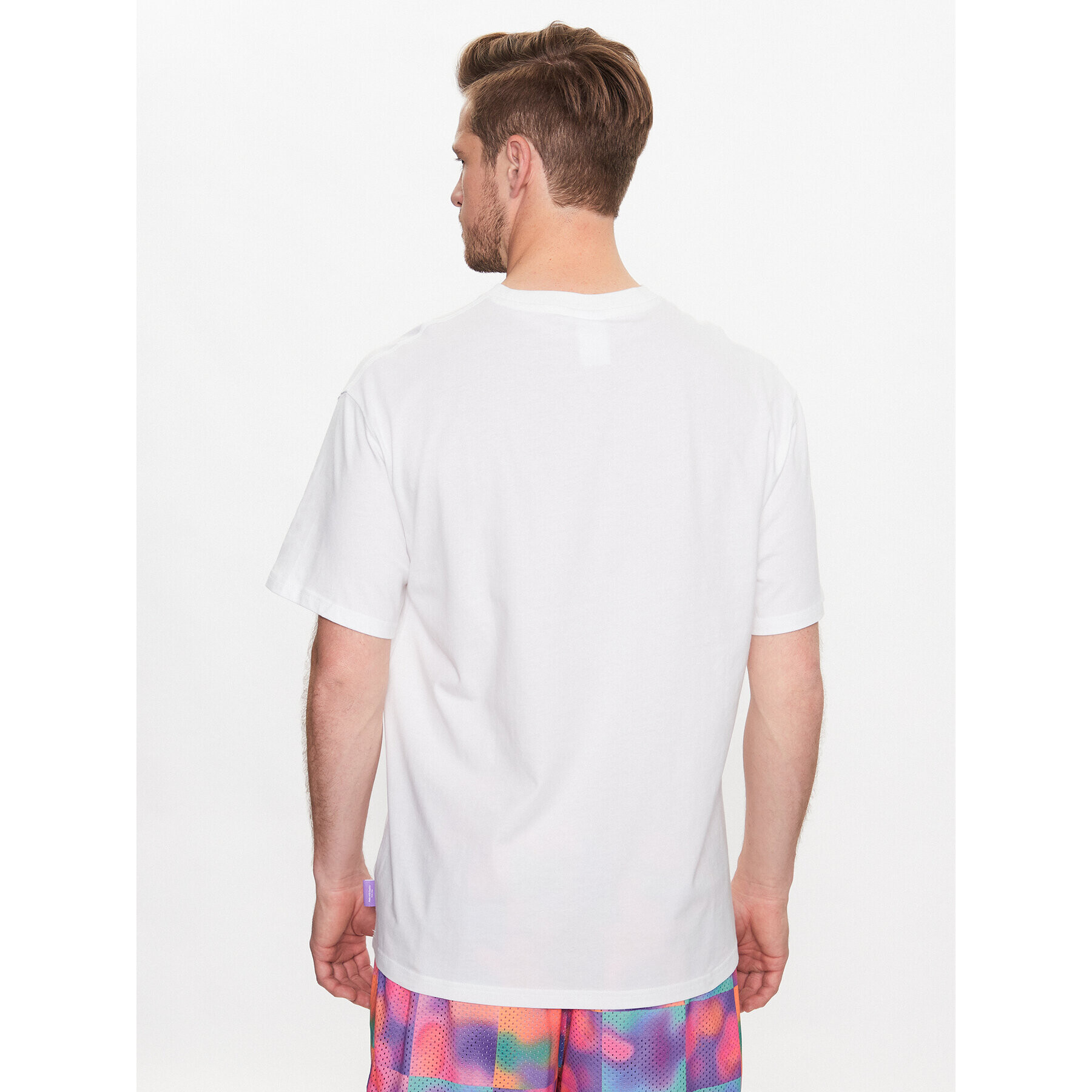 Puma Тишърт 8ENJAMIN 539820 Бял Regular Fit - Pepit.bg