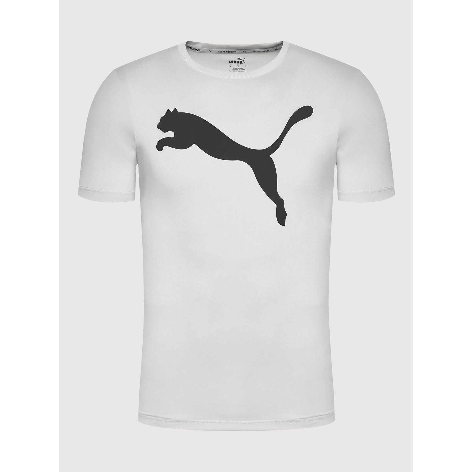 Puma Тишърт Active Big Logo 586724 Сив Regular Fit - Pepit.bg