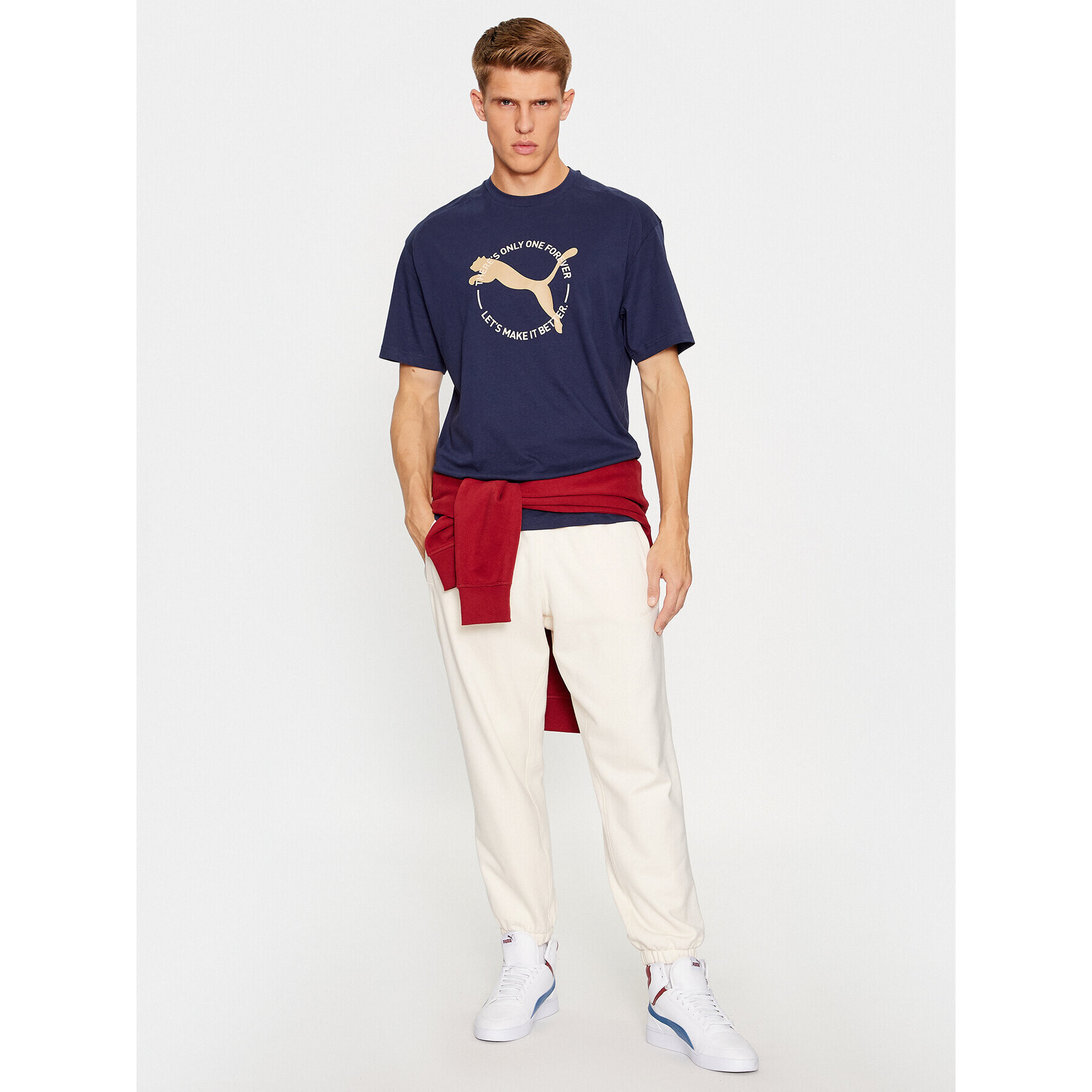 Puma Тишърт Better Sportswear 676062 Тъмносин Regular Fit - Pepit.bg