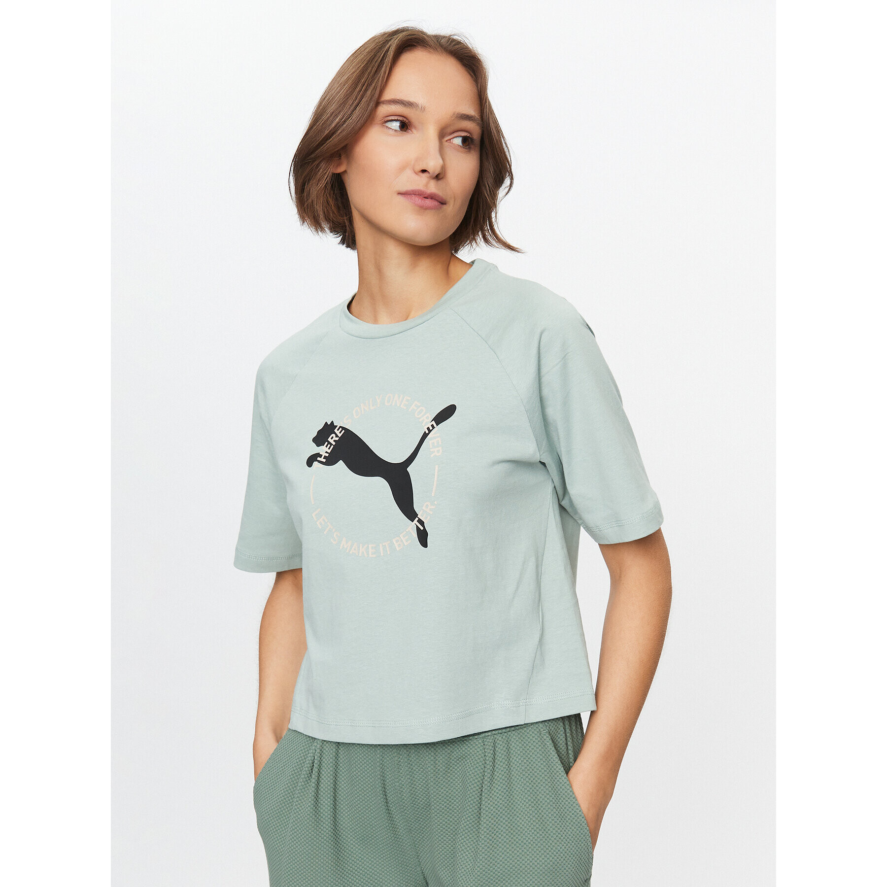 Puma Тишърт Better Sportswear 676066 Зелен Regular Fit - Pepit.bg