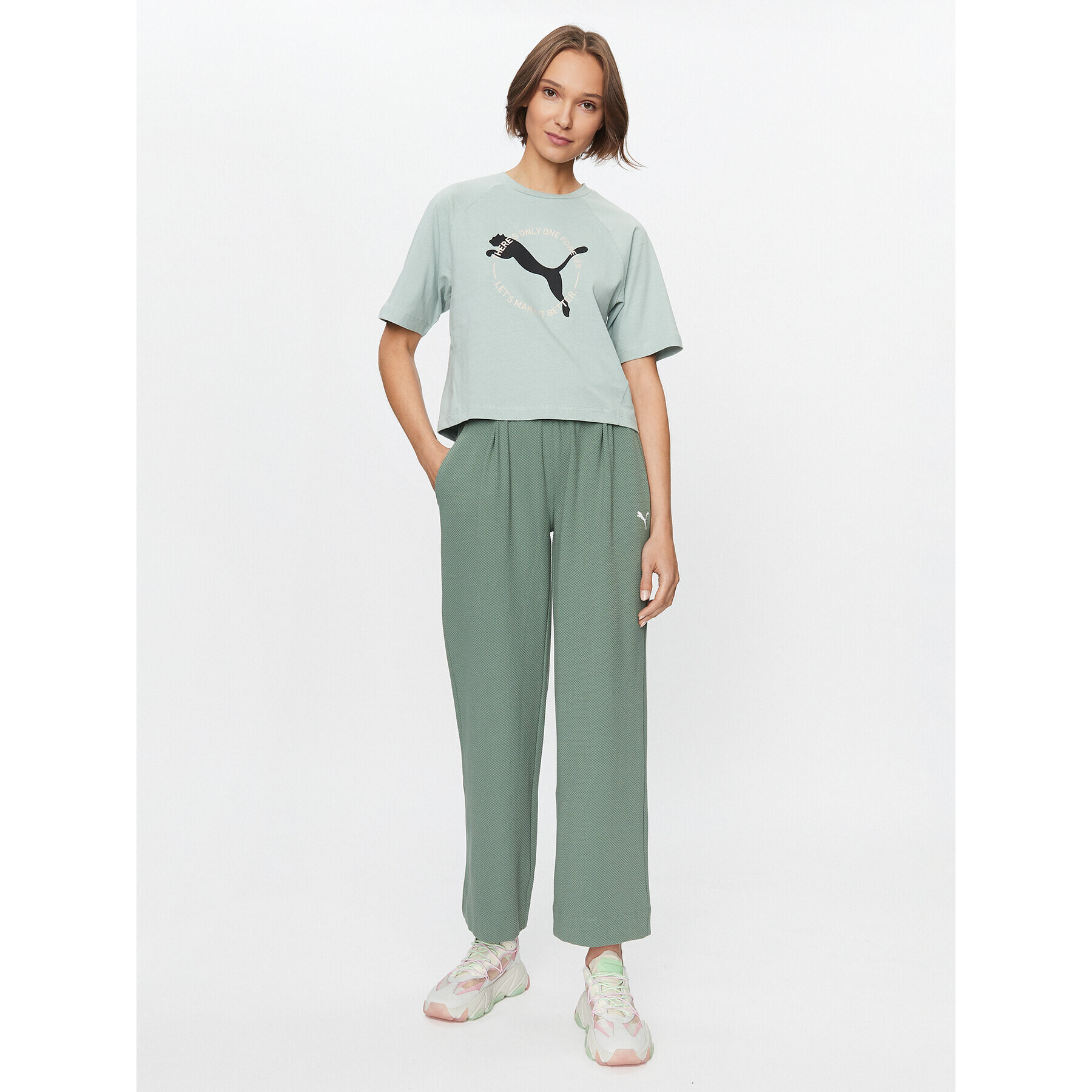 Puma Тишърт Better Sportswear 676066 Зелен Regular Fit - Pepit.bg