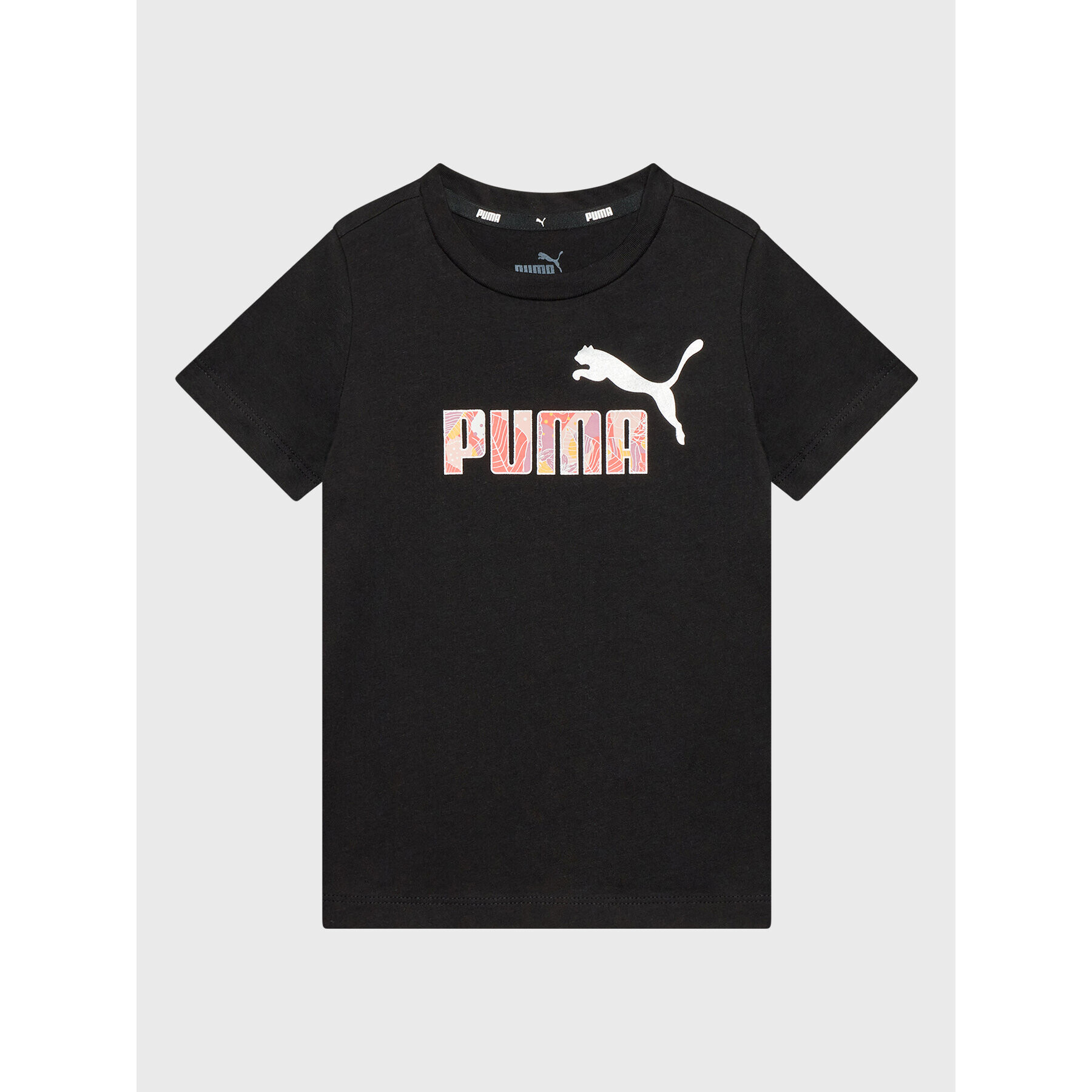 Puma Тишърт Bloom Logo 670311 Черен Regular Fit - Pepit.bg