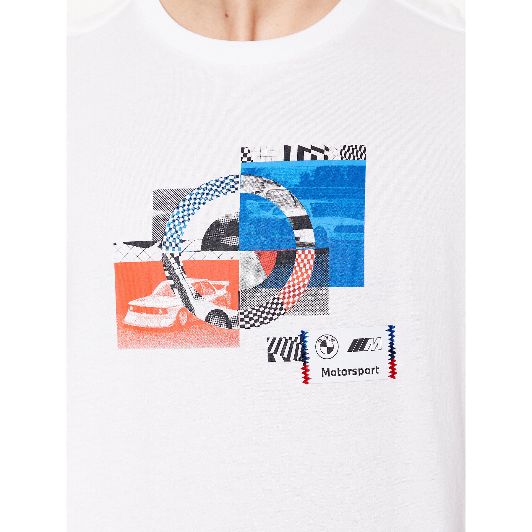 Puma Тишърт Bmw M Motorsport Statement Car Graphic 538116 Бял Regular Fit - Pepit.bg