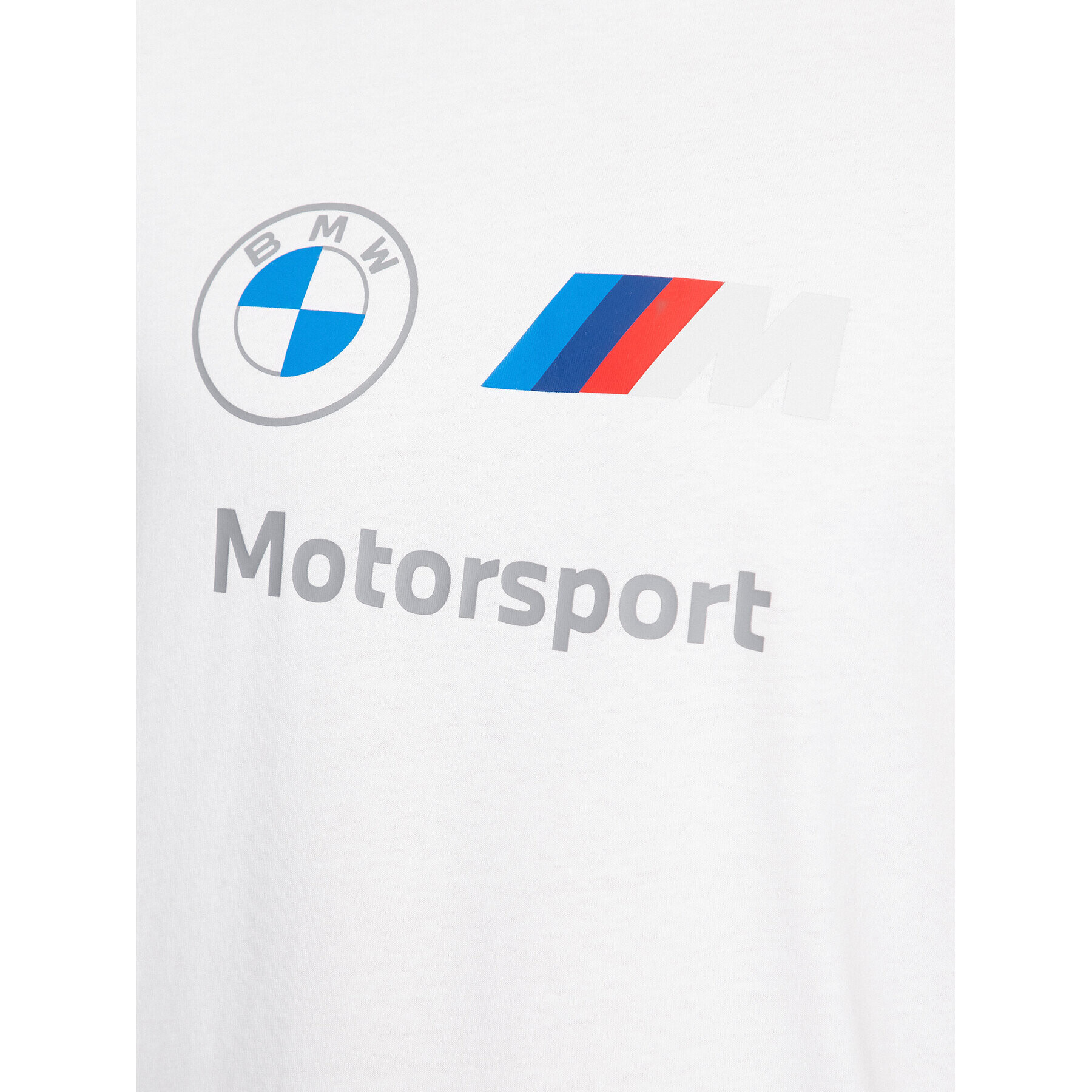 Puma Тишърт Bmw Mms Ess Logo 621314 Бял Regular Fit - Pepit.bg
