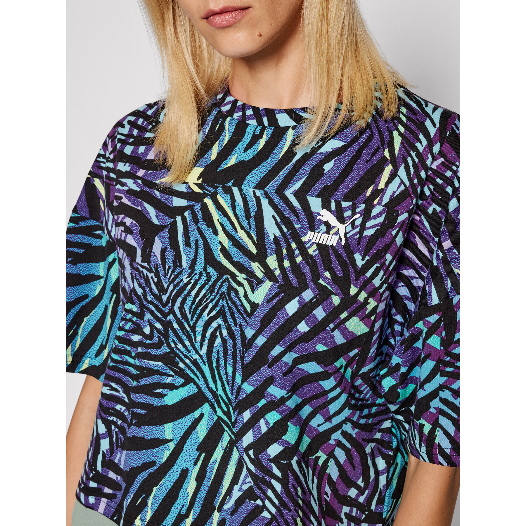 Puma Тишърт Cg Boyfriend 599619 Цветен Relaxed Fit - Pepit.bg