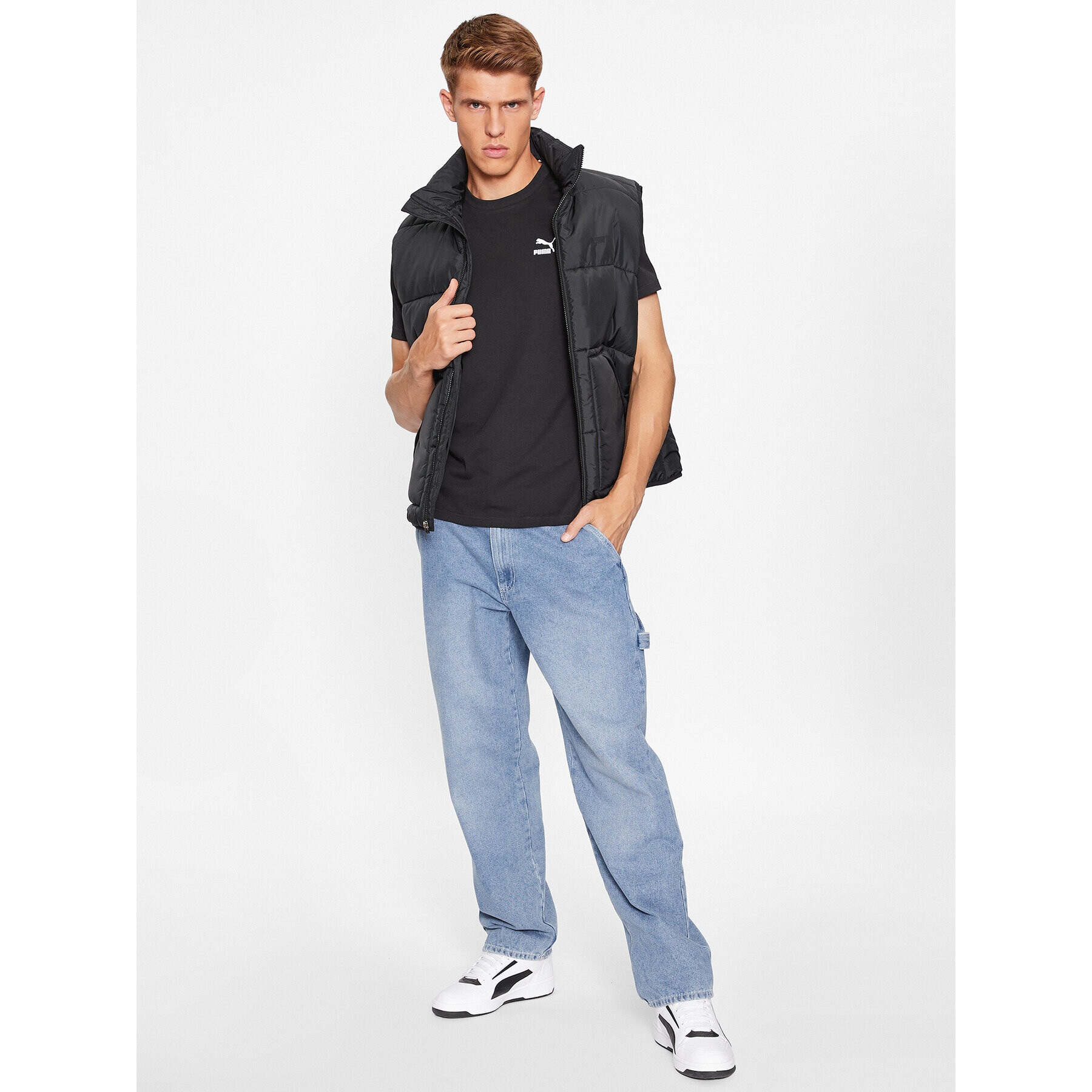 Puma Тишърт Classics 535587 Черен Regular Fit - Pepit.bg