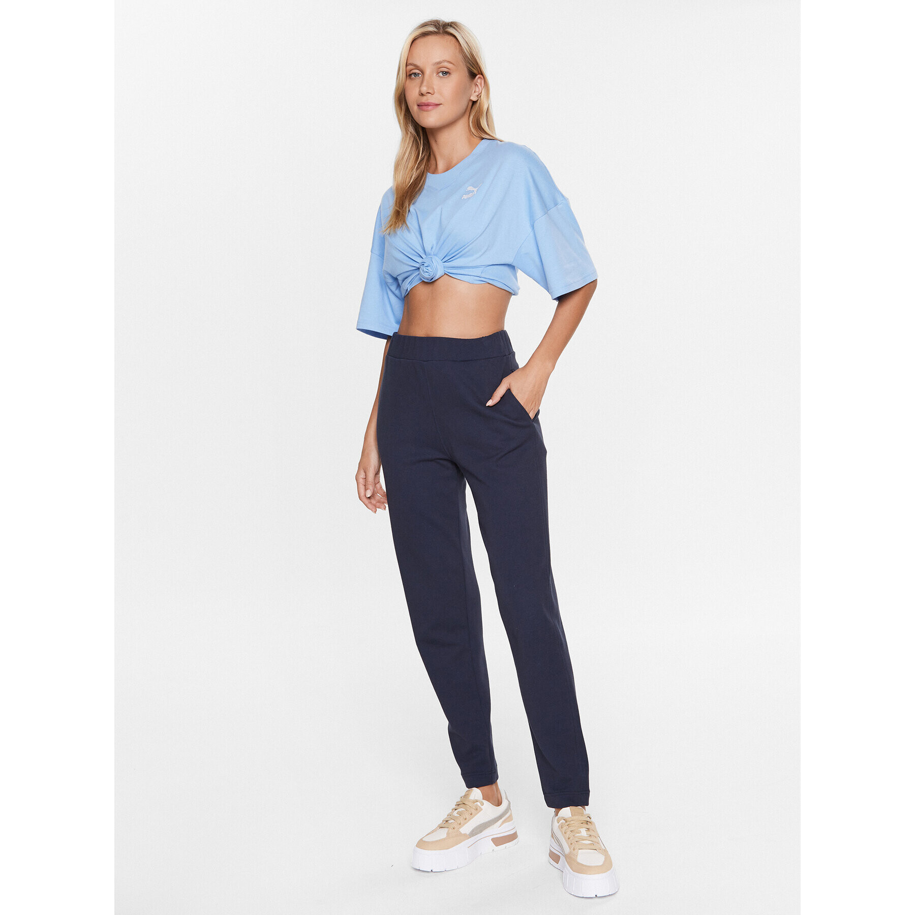 Puma Тишърт Classics 538052 Син Oversize - Pepit.bg