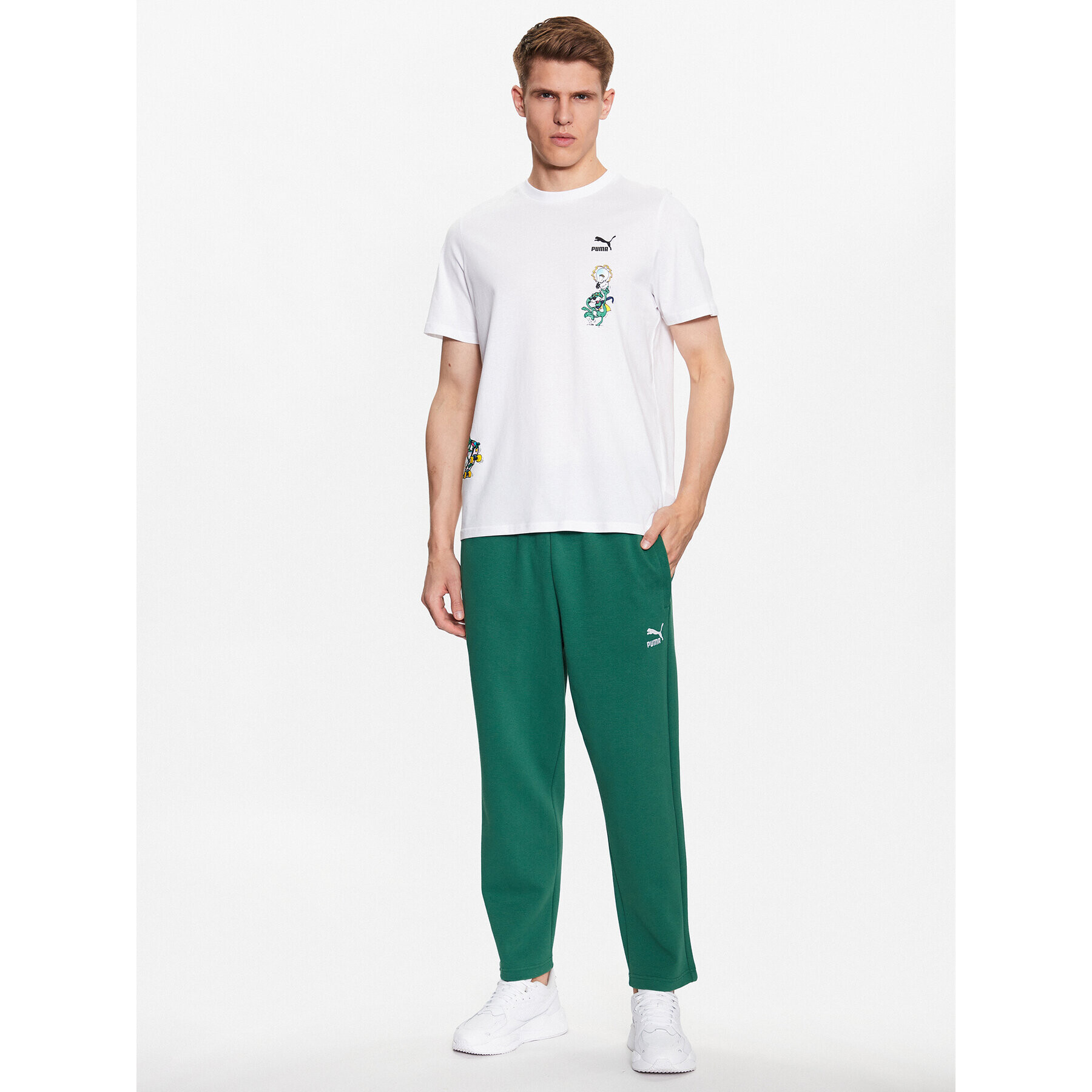 Puma Тишърт Classics 539481 Бял Regular Fit - Pepit.bg