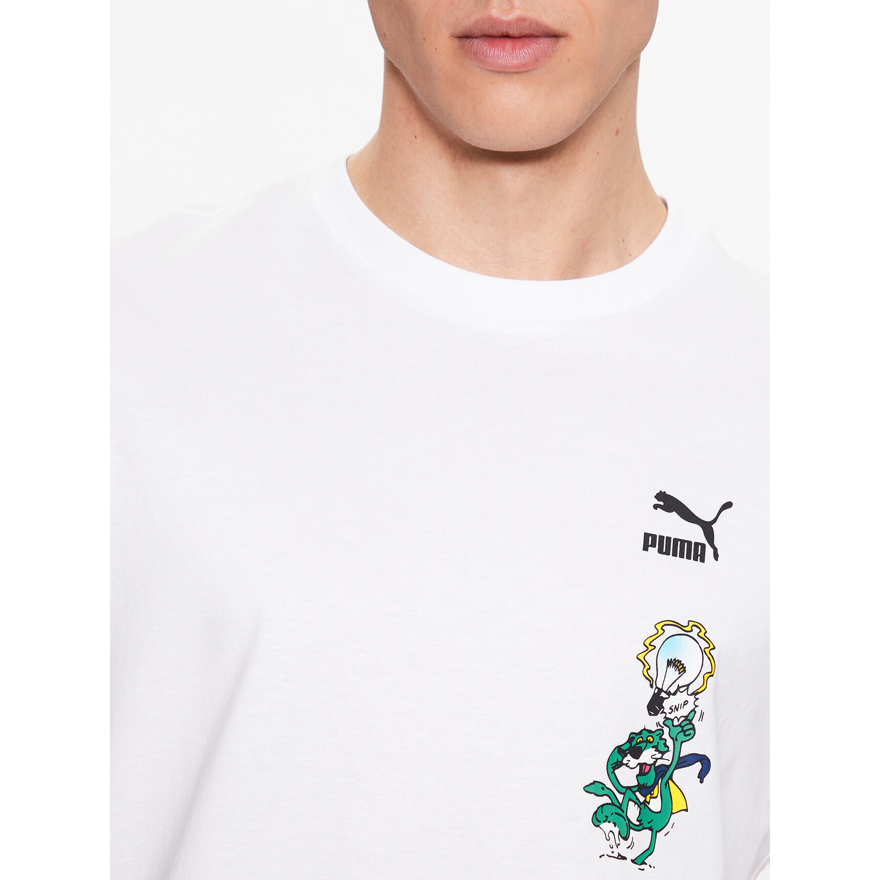 Puma Тишърт Classics 539481 Бял Regular Fit - Pepit.bg