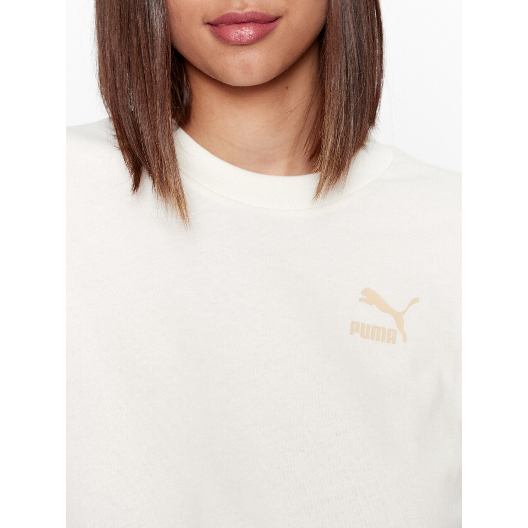 Puma Тишърт Classics 621381 Екрю Oversize - Pepit.bg