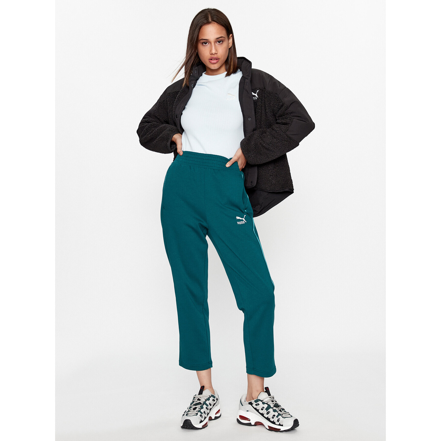 Puma Тишърт Classics 621382 Син Slim Fit - Pepit.bg
