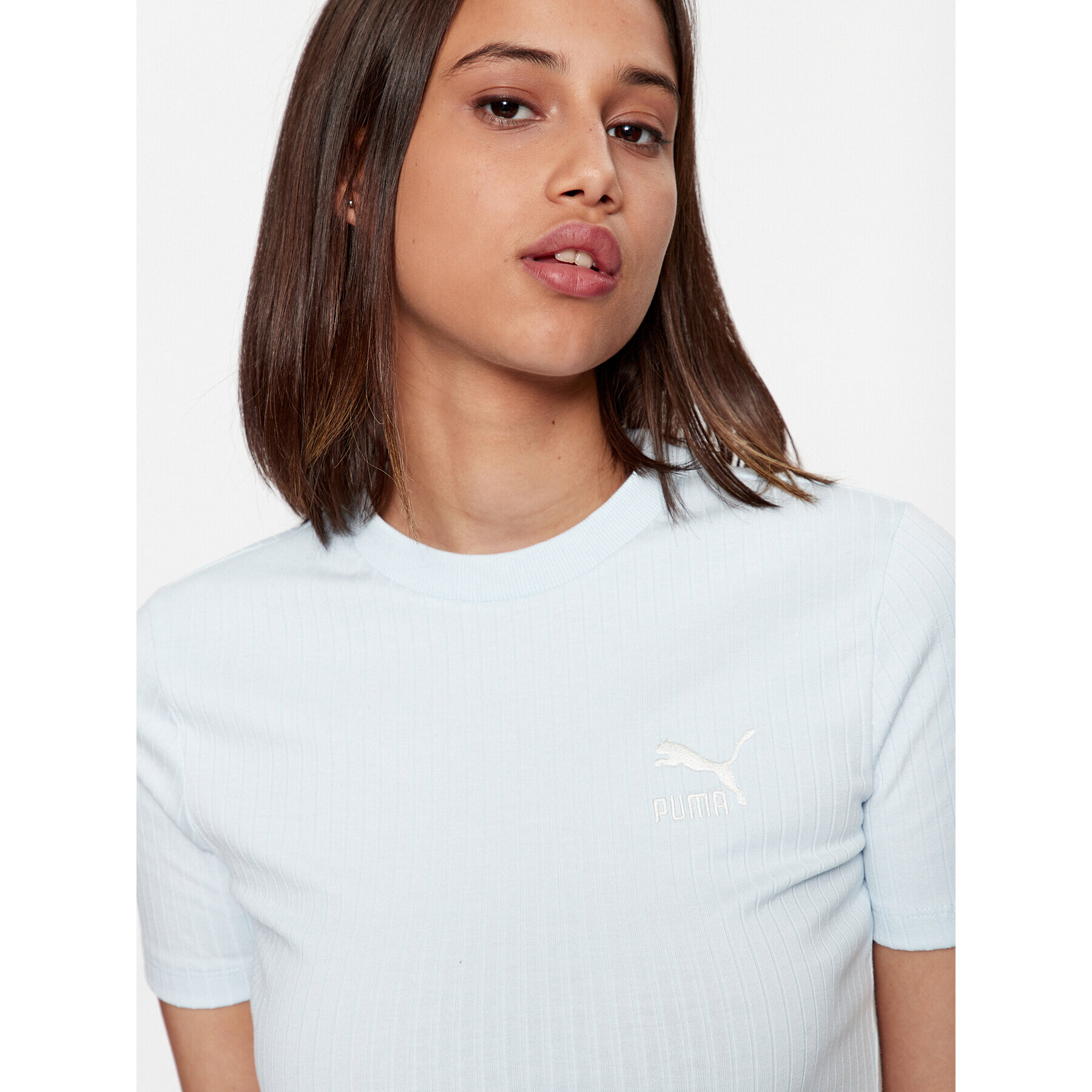 Puma Тишърт Classics 621382 Син Slim Fit - Pepit.bg