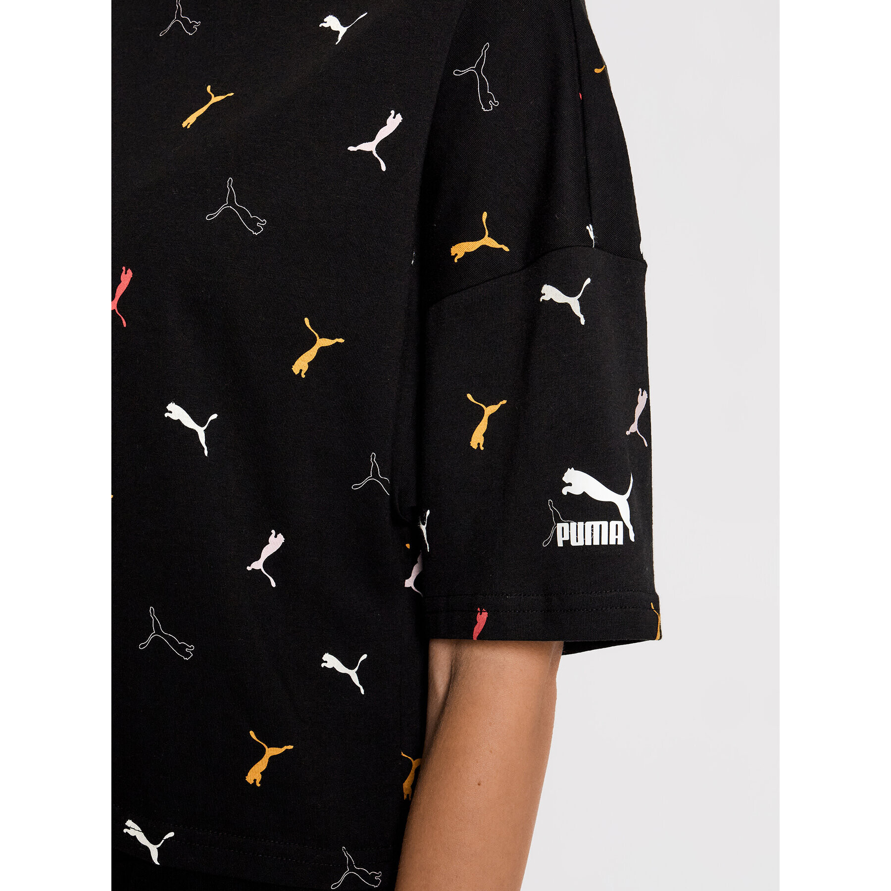 Puma Тишърт Classics Graphic Aop 531633 Черен Relaxed Fit - Pepit.bg