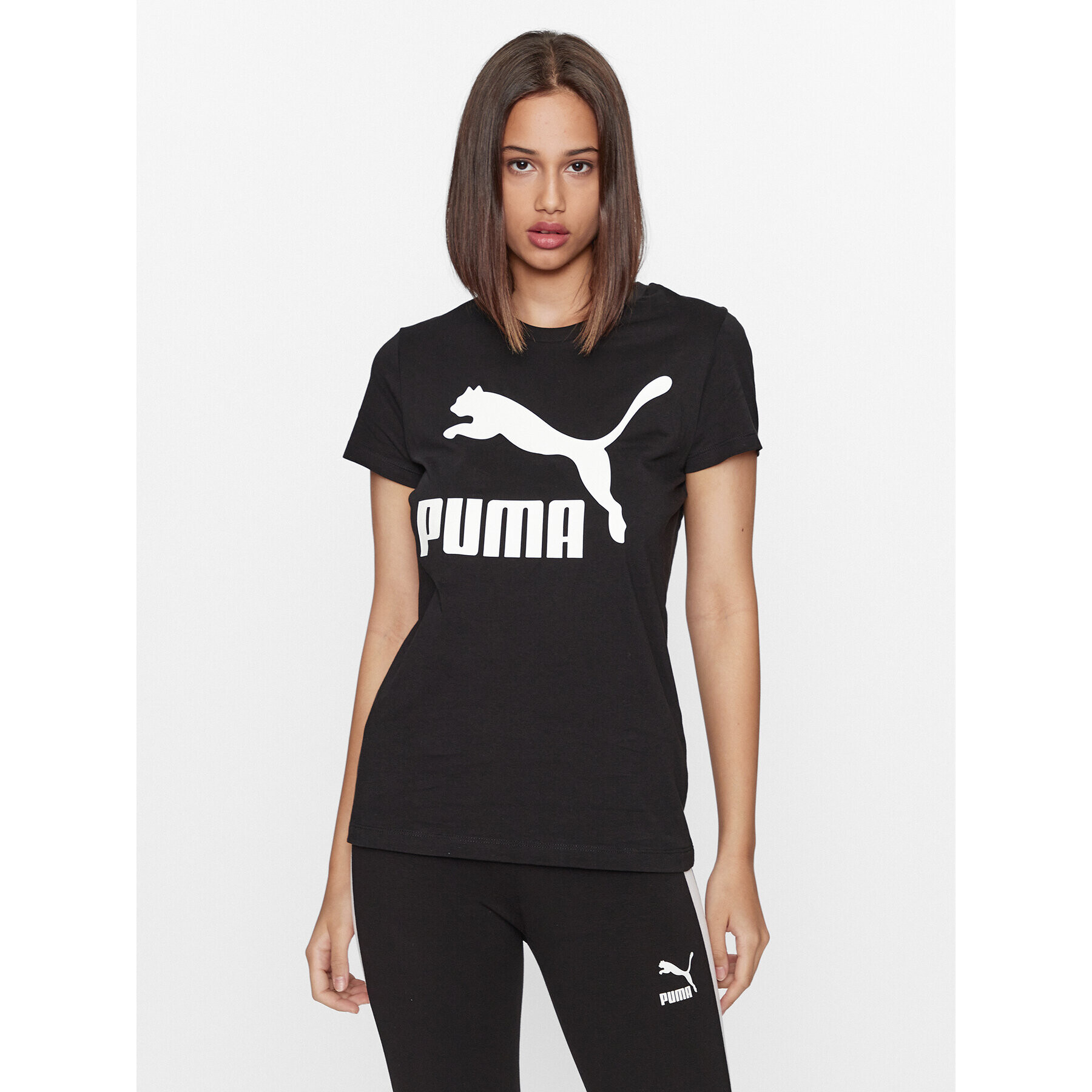 Puma Тишърт Classics Logo 530076 Черен Regular Fit - Pepit.bg