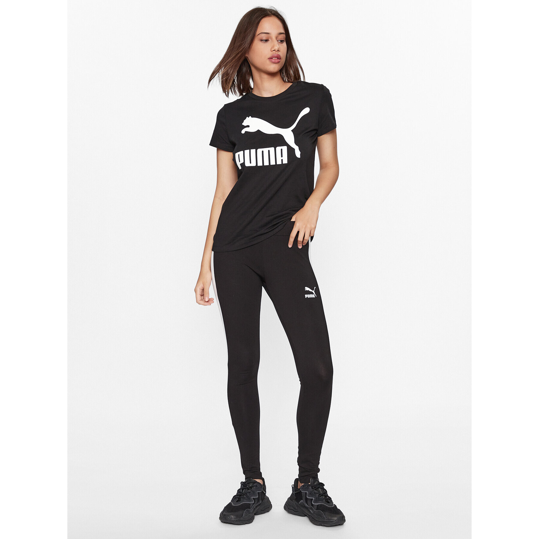 Puma Тишърт Classics Logo 530076 Черен Regular Fit - Pepit.bg