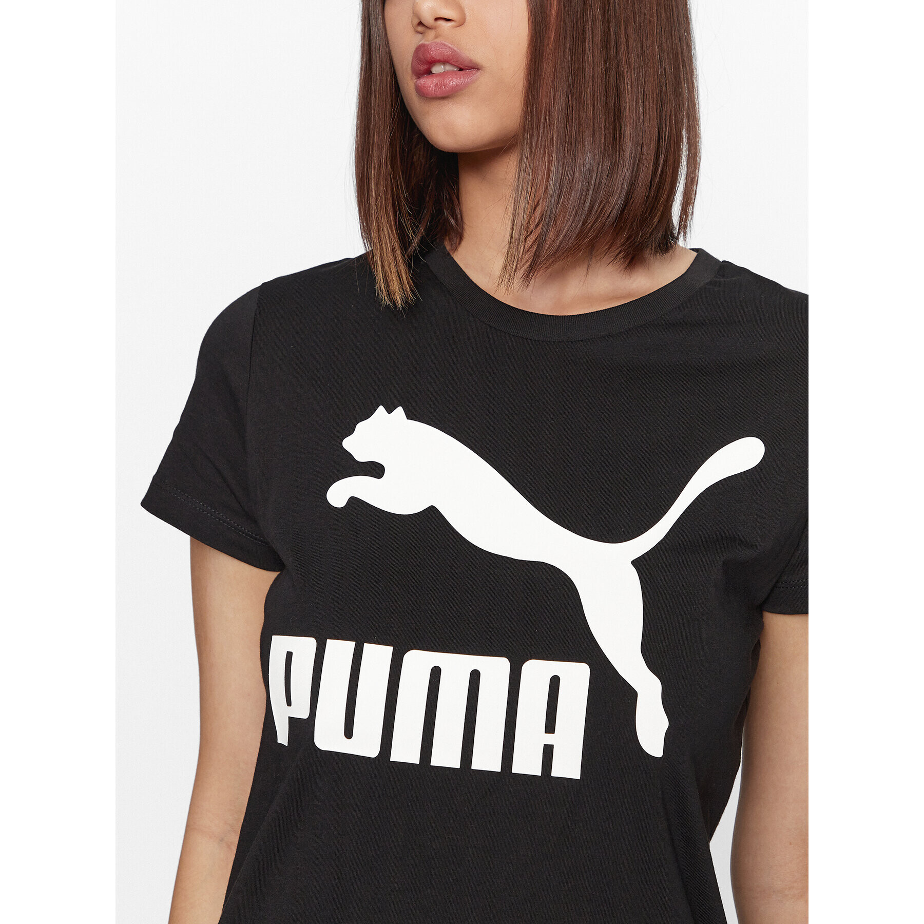 Puma Тишърт Classics Logo 530076 Черен Regular Fit - Pepit.bg