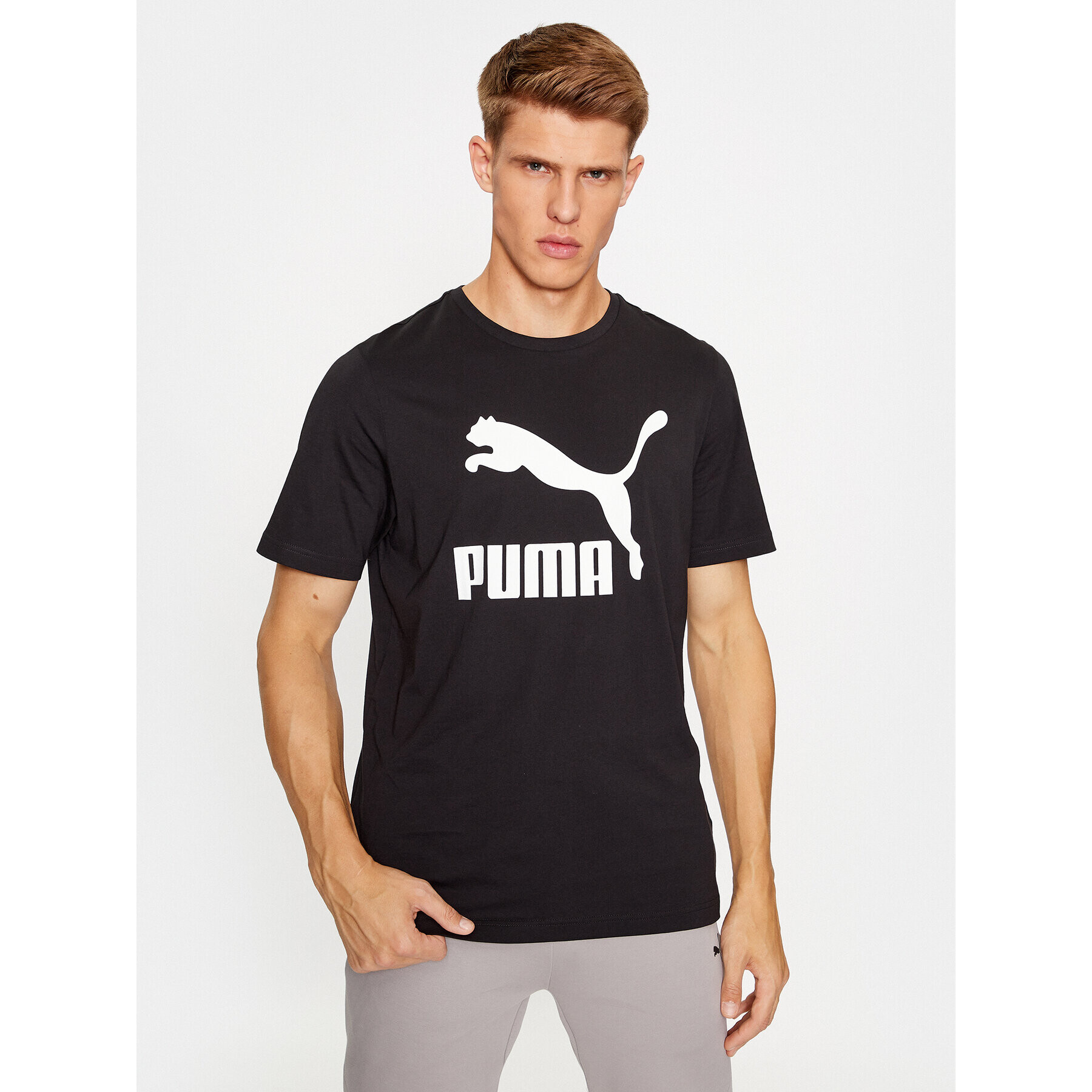 Puma Тишърт Classics Logo 530088 Черен Regular Fit - Pepit.bg