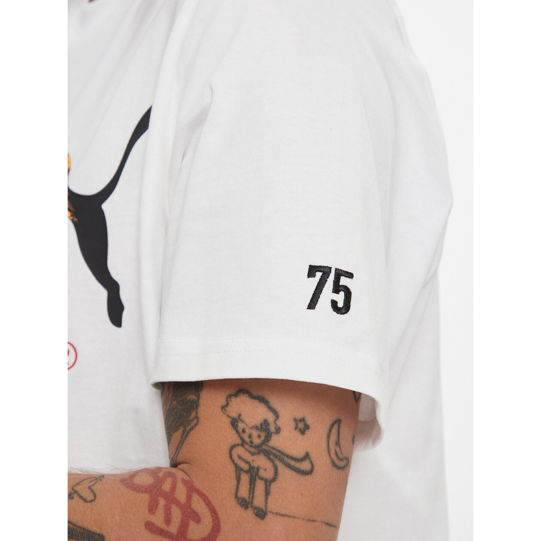 Puma Тишърт Classics No.1 Logo Celebration 622182 Бял Regular Fit - Pepit.bg