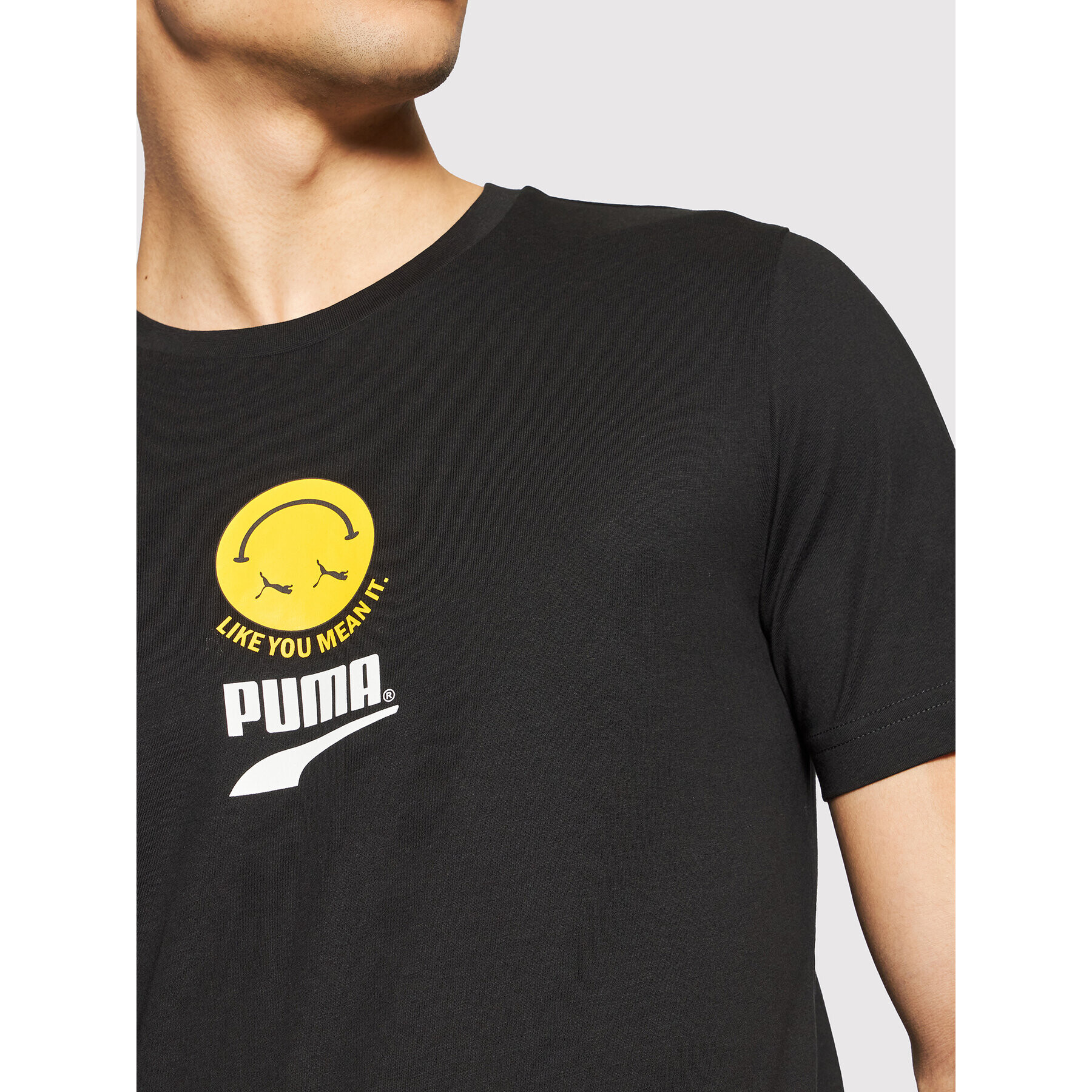 Puma Тишърт Club Graphic 598793 Черен Regular Fit - Pepit.bg